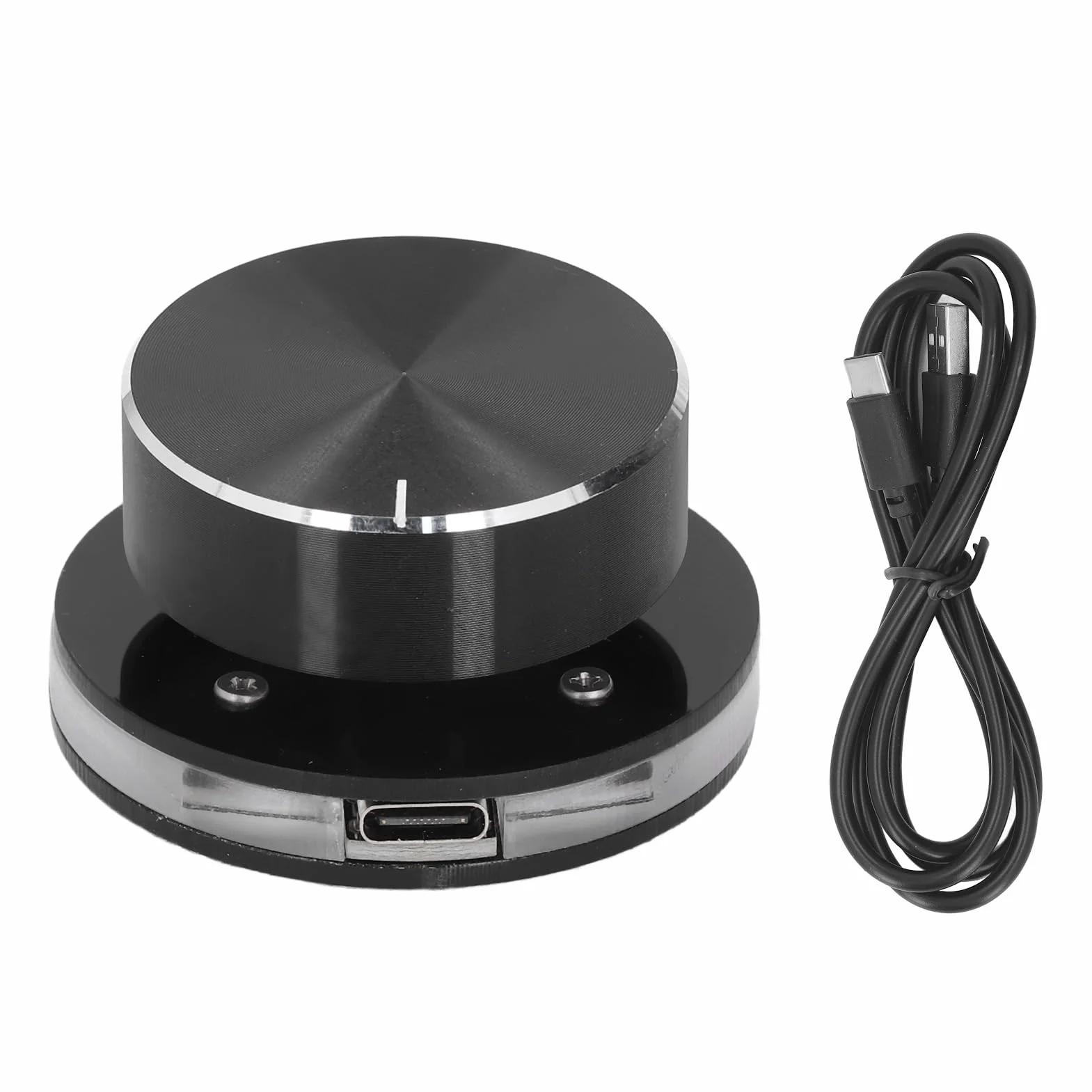 Sterncler Pokrętło Sterowania Głośnością USB z światłem RGB do Komputera Multimedia