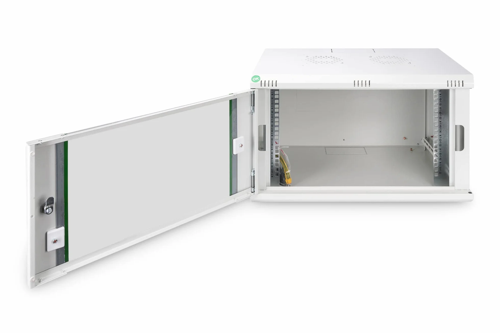 DIGITUS Szafa sieciowa rack 19 cali 7U 450 mm montaż ścienny Dynamic Basic szary