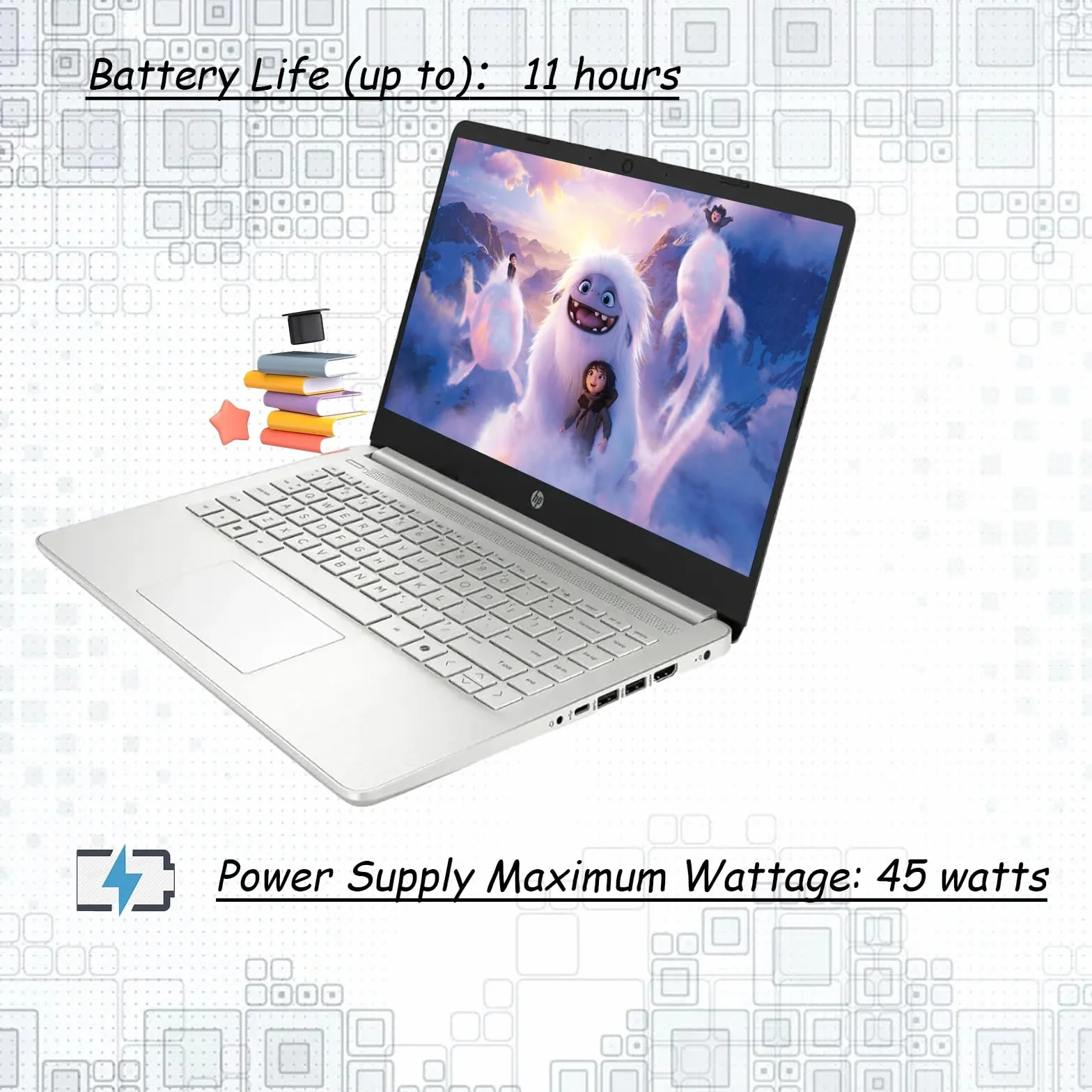 HP MS Office Lifetime Win11 Pro laptop N150 32 GB UFS 1 TB HD naturalne srebro