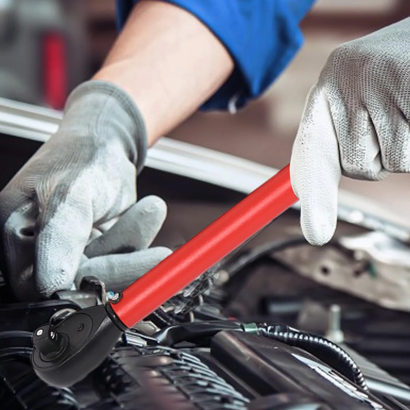 Generico Cyfrowy klucz dynamometryczny, mały klucz dynamometryczny | elektroniczny klucz nastawny z 72 zębami, otwarty dla elektrotechniki, ri