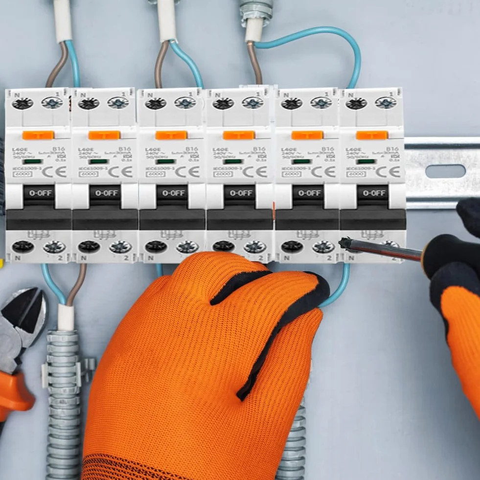 Wyłącznik Fi ls 16a, RCBO B16A 30mA, wyłącznik różnicowoprądowy, 230 V, 1P+N, typ A, RCD Protected Circuit Breaker, DIN Rail Mounting, Curve C