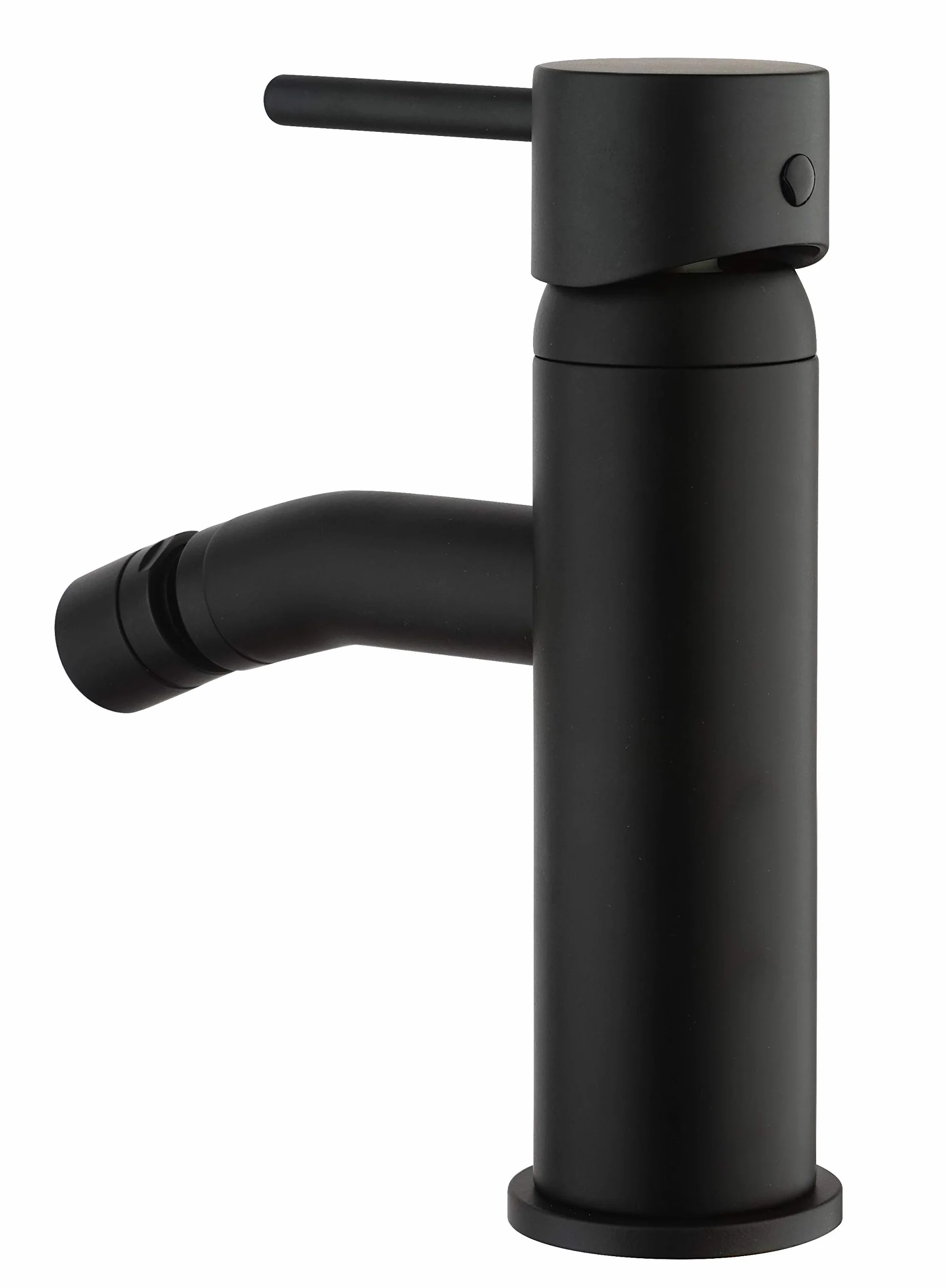 Paini - Cox 78YO304TC jednouchwytowa bateria do bidetu z mosiądzu, czarna i matowa powierzchnia, atrakcyjny design, produkt w całości wykonany we Włoszech i wykończony, czarny matowy z logo