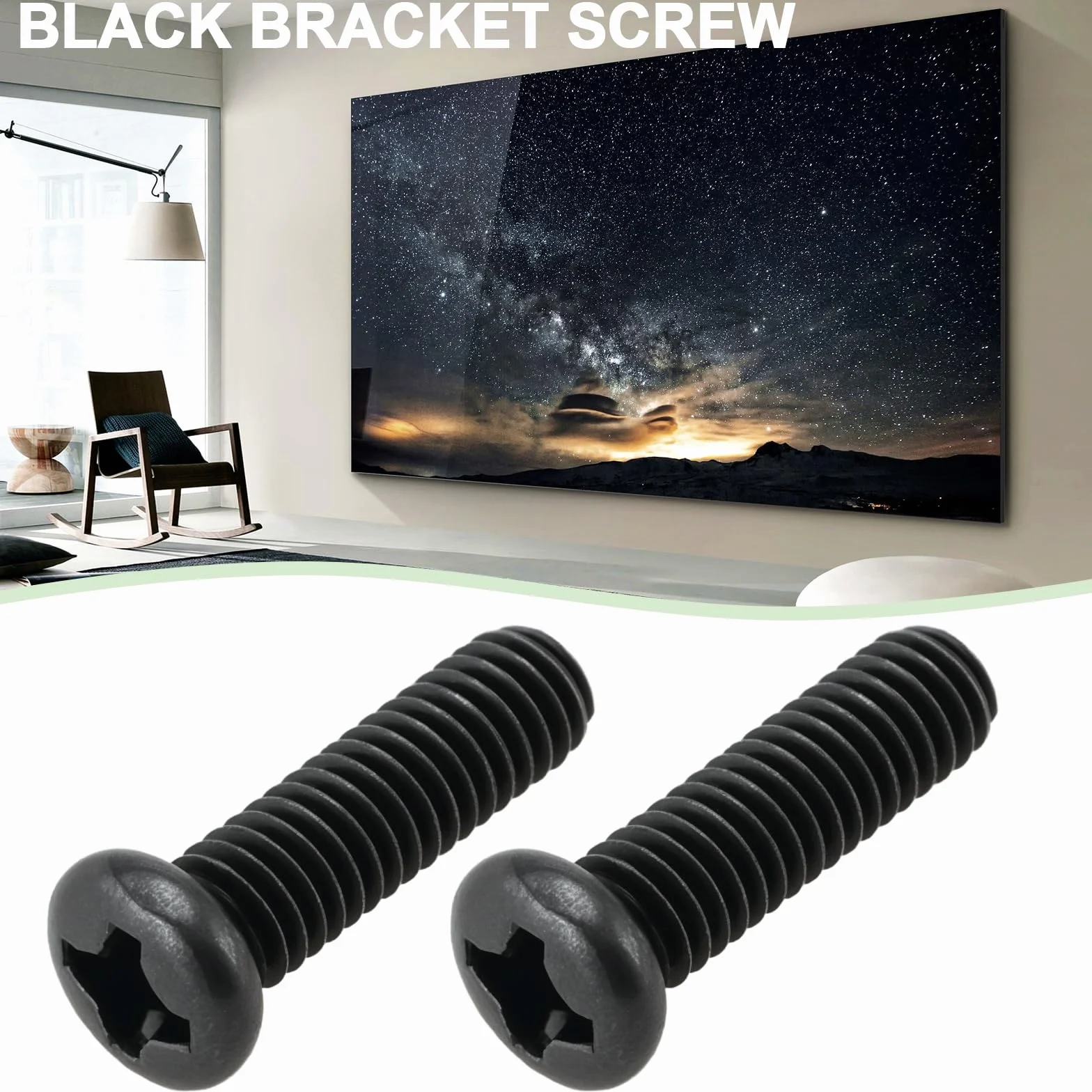 10 śrub M4 x 14 mm, stalowa, kompatybilne z Samsung BN96-38693A, do montażu podstawy telewizora