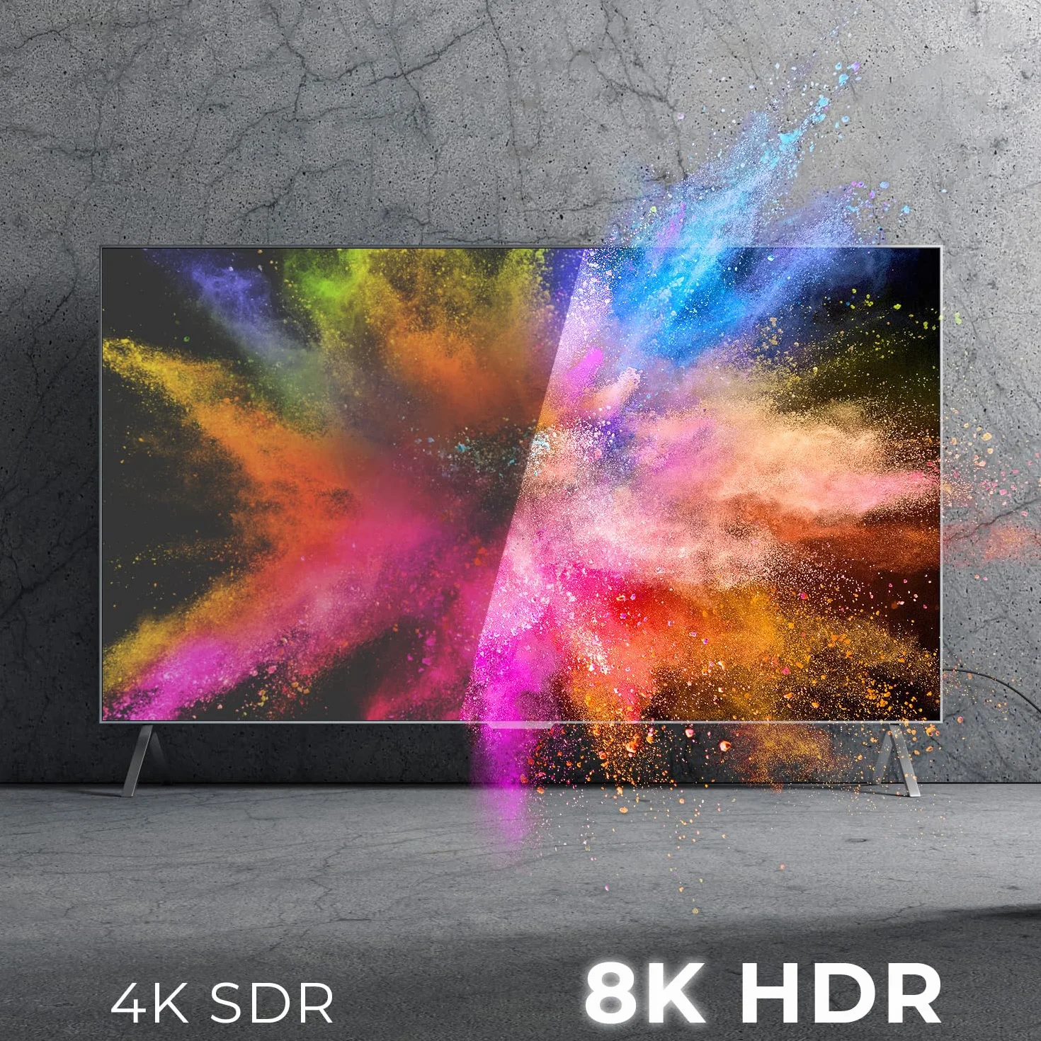 deleyCON Złącze Adaptera HDMI kąt 90° 8K@60Hz / 4K@120Hz UHD 7680x4320 Aluminium HDMI 2.1 ARC HDR10+ Dolby Vision VRR ALLM 48 Gb/s 90° pod Kątem Szary Czarny