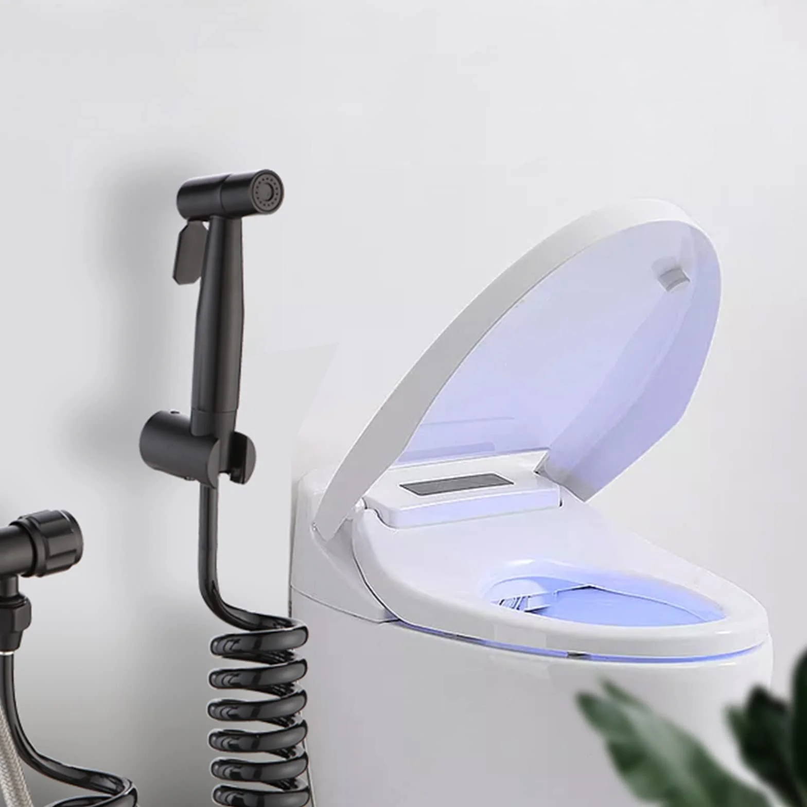 Toaleta bidet spray czarny ręczny bidet opryskiwacz czarny łazienka pieluchy opryskiwacz toaleta głowica prysznicowa czarna stal nierdzewna opryskiwacz wanna bidet czysty