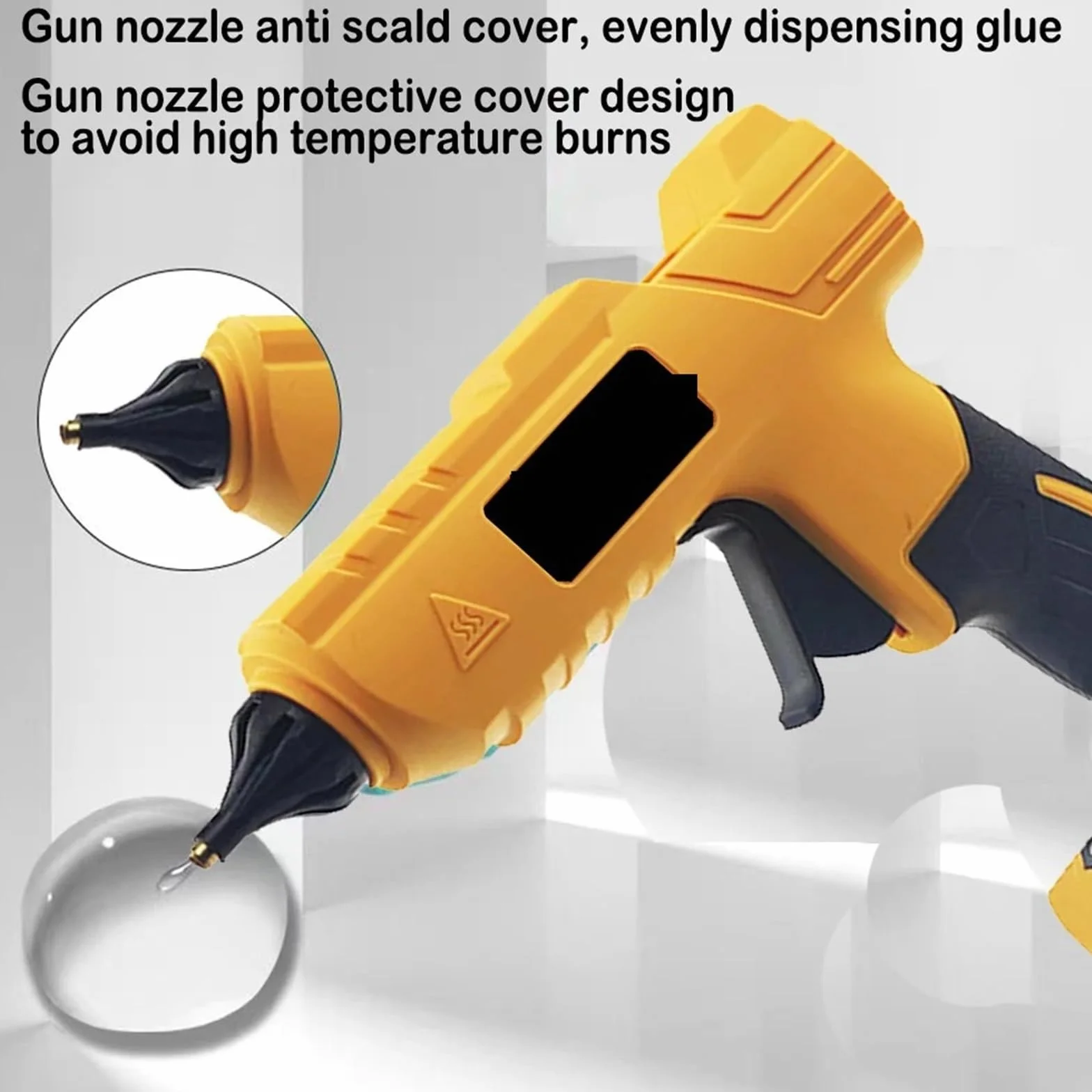 Pistolet do klejenia na gorąco, Elektryczne Pistolet Do Kleju Na Gorąco Baterii Bezbłędny 11 Mm Spawanie Powietrza na naprawy domowe