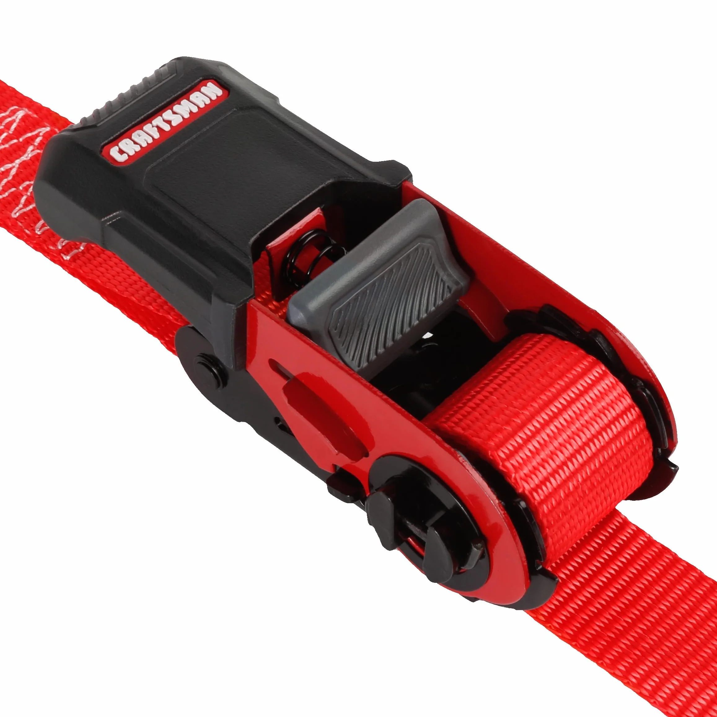 CRAFTSMAN CMXAZBS15004 czarne/czerwone paski do wiązania z grzechotką 2,5 cm x 30,5 cm (680.4 kg Break Strength), 4 szt