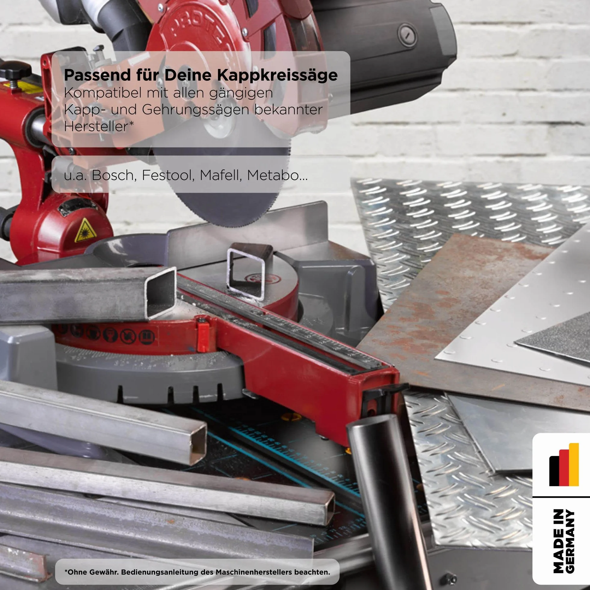 kwb Brzeszczot do piły tarczowej 230 x 30 mm, Made in Germany, odporny na gwoździe, do drewna z metalowymi resztkami, uniwersalny, np. do metali, drewna i tworzyw sztucznych