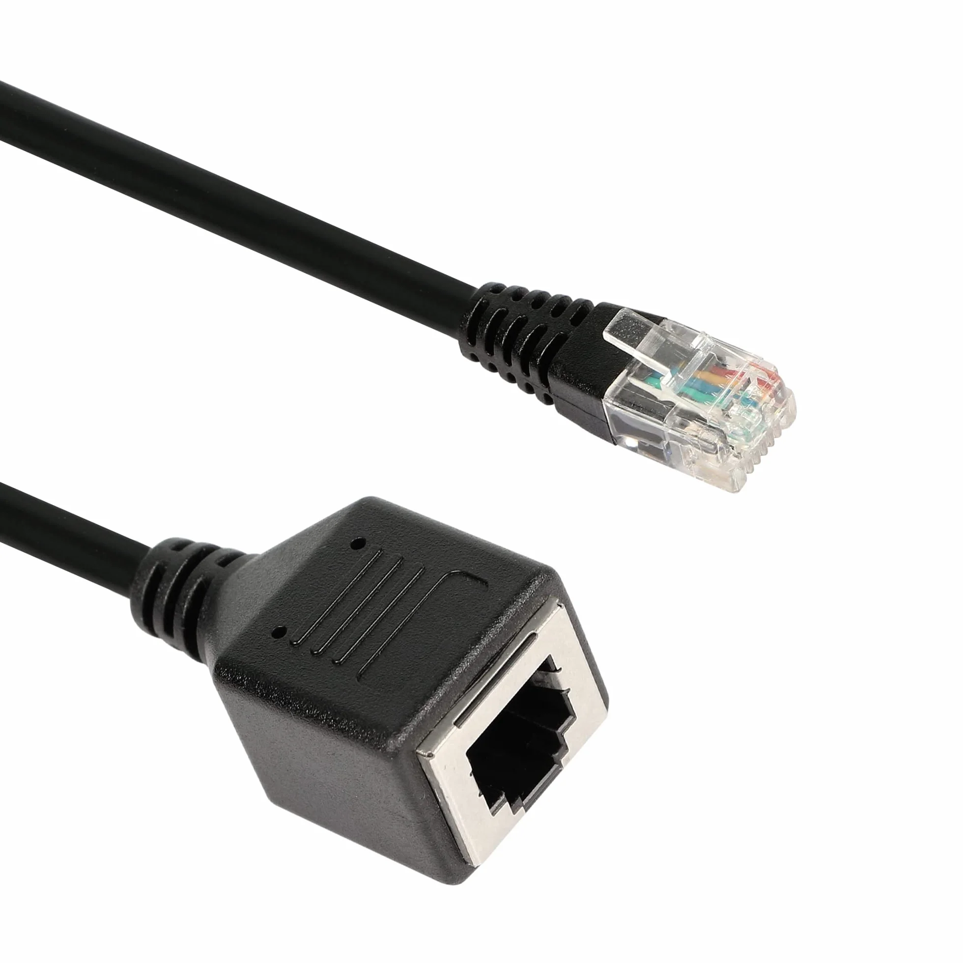 CERRXIAN Przedłużacz RJ12 5FT 6P6C męski na żeński kabel telefoniczny
