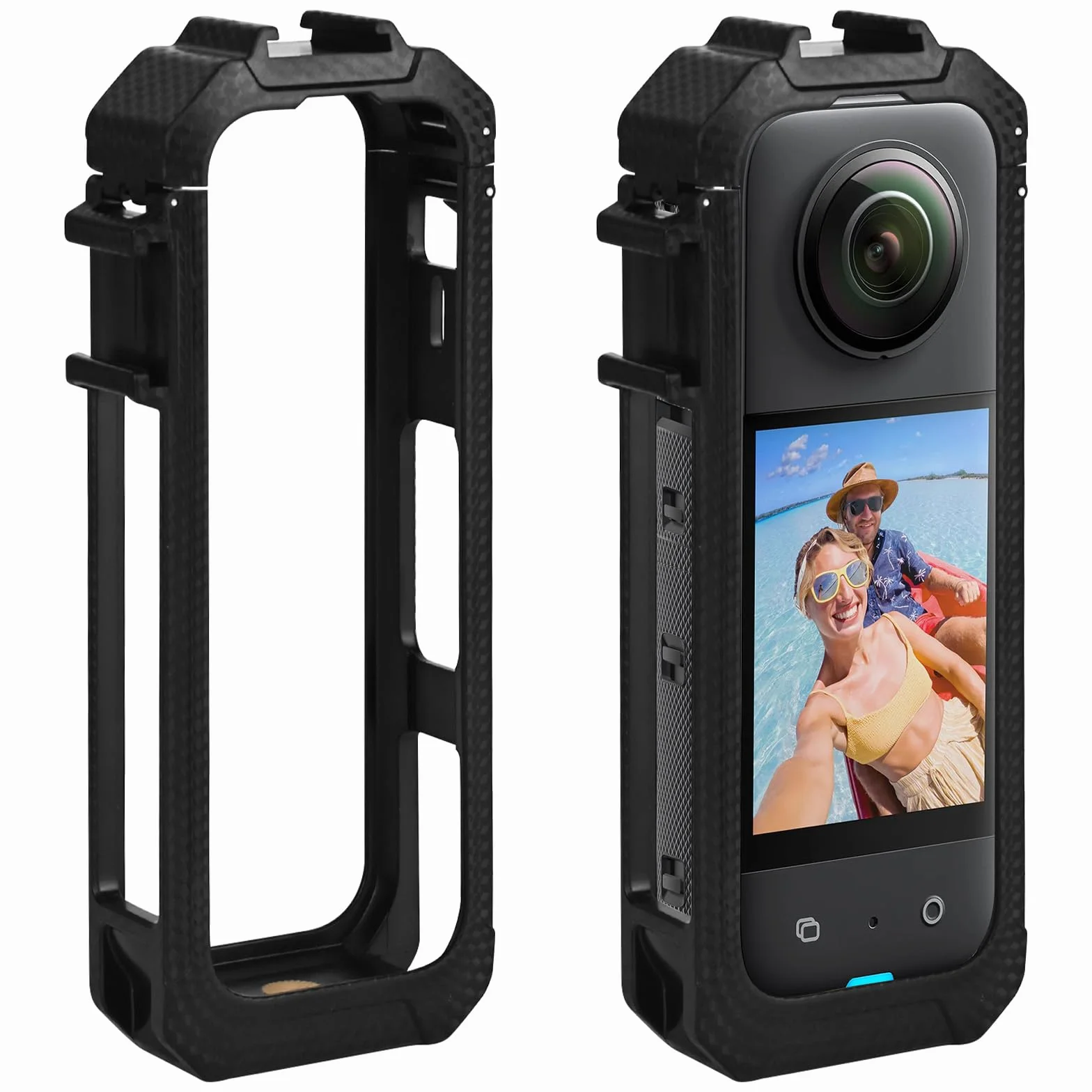 Insta360 X5 ramka ochronna magnetyczna szybkie zwalnianie plastikowa obudowa akcesoria