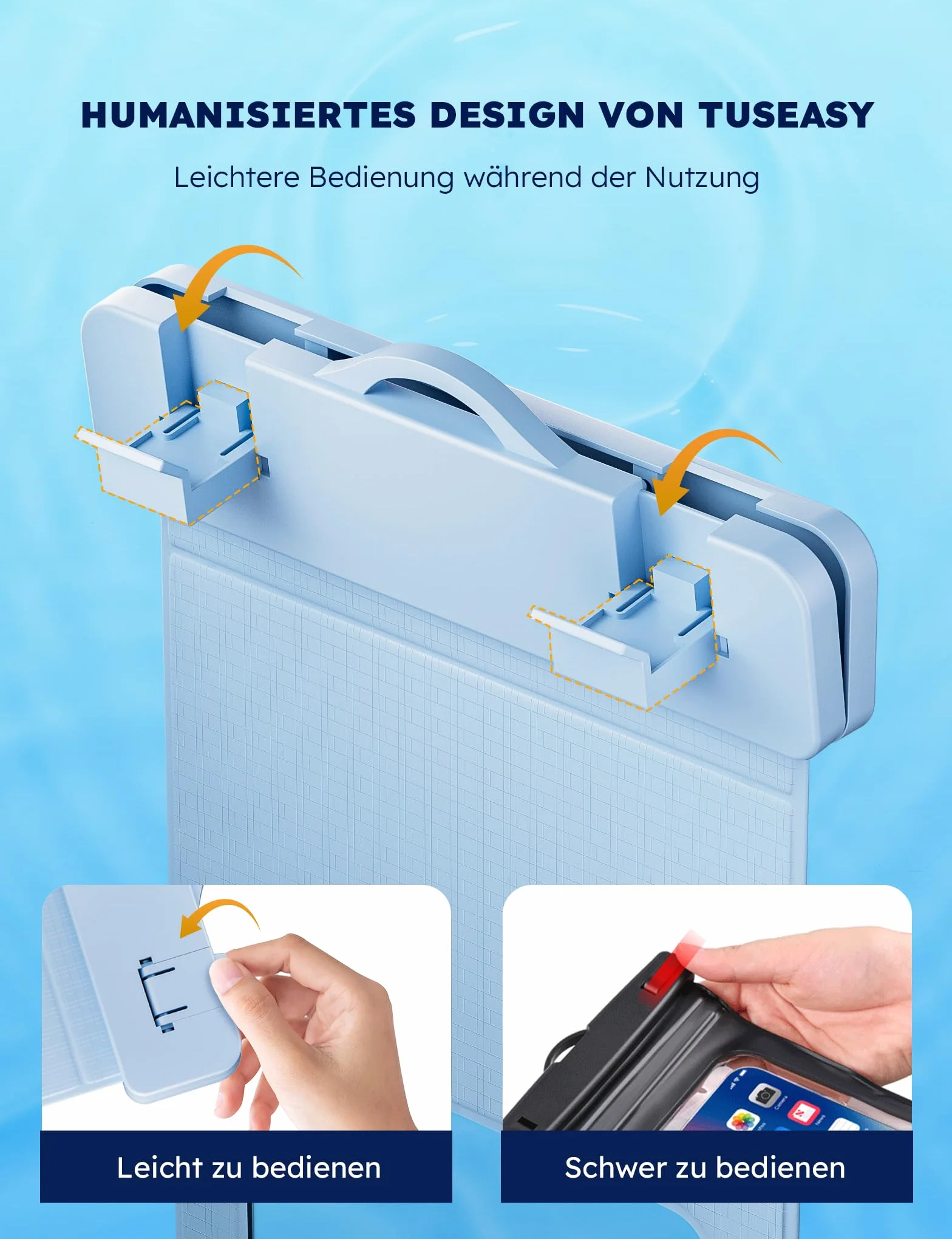 Etui na telefon komórkowy wodoodporne IPX8 2 sztuki do iPhone 15 14 13 12 11 Pro Max Plus Samsung Xiaomi 7 cali