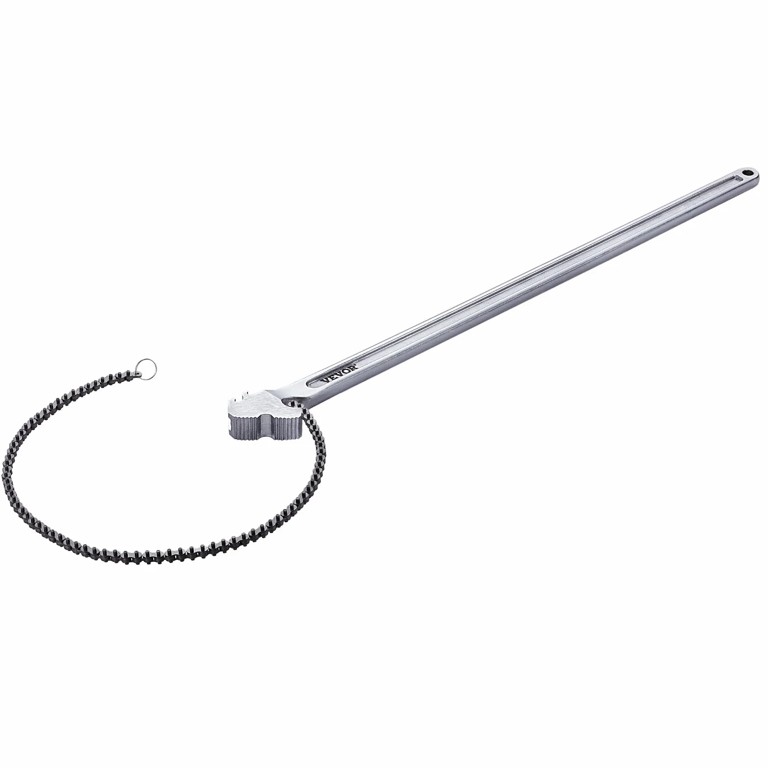 VEVOR Klucz łańcuchowy, klucz do rur łańcuchowych 122 cm, pojemność 34 cm, dwustronny klucz do montażu rur CRV z szczęką o wysokiej wytrzymałości i ergonomicznym uchwytem, do montażu rur i naprawy