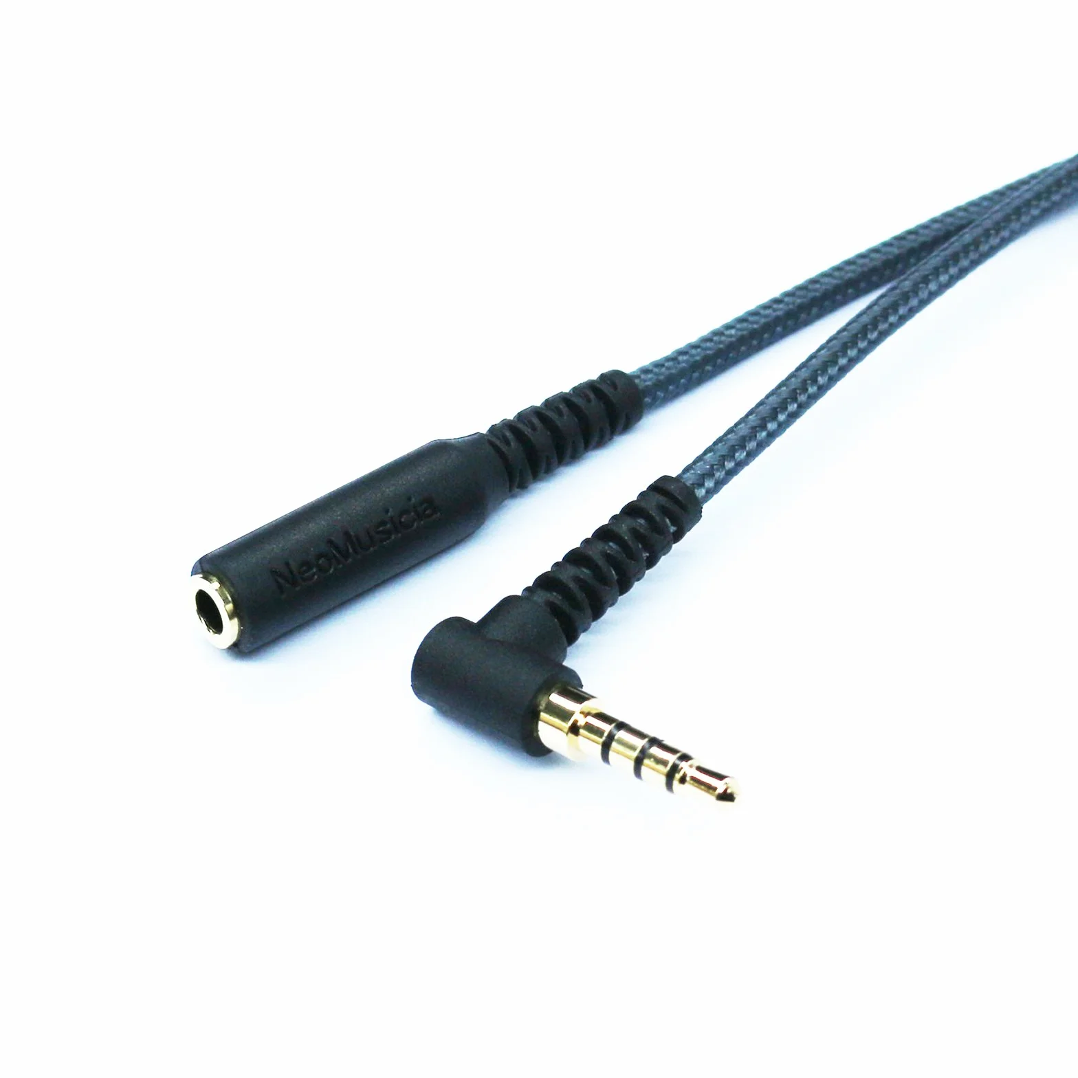 50 cm (1,5 ft) Prosty kabel z 4-pinowym 3,5 mm 1/8 cala złączem na 4-pinowe 3,5 mm 1/8 cala gniazdo stereo audio - przedłużacz do słuchawek - adapter - linka - plecionka bez plątaniny