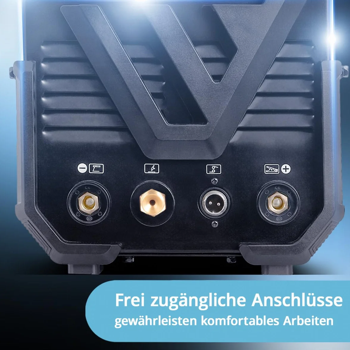 STAHLWERK Spawarka 2 w 1 Kombi AC/DC WIG 200 ST – WIG & MMA (E-Hand/ARC) do 200 A, zapłon HF, Hotstart, Anti-Stick, tryb 2T i 4T, spawanie AC WIG do aluminium, technologia IGBT