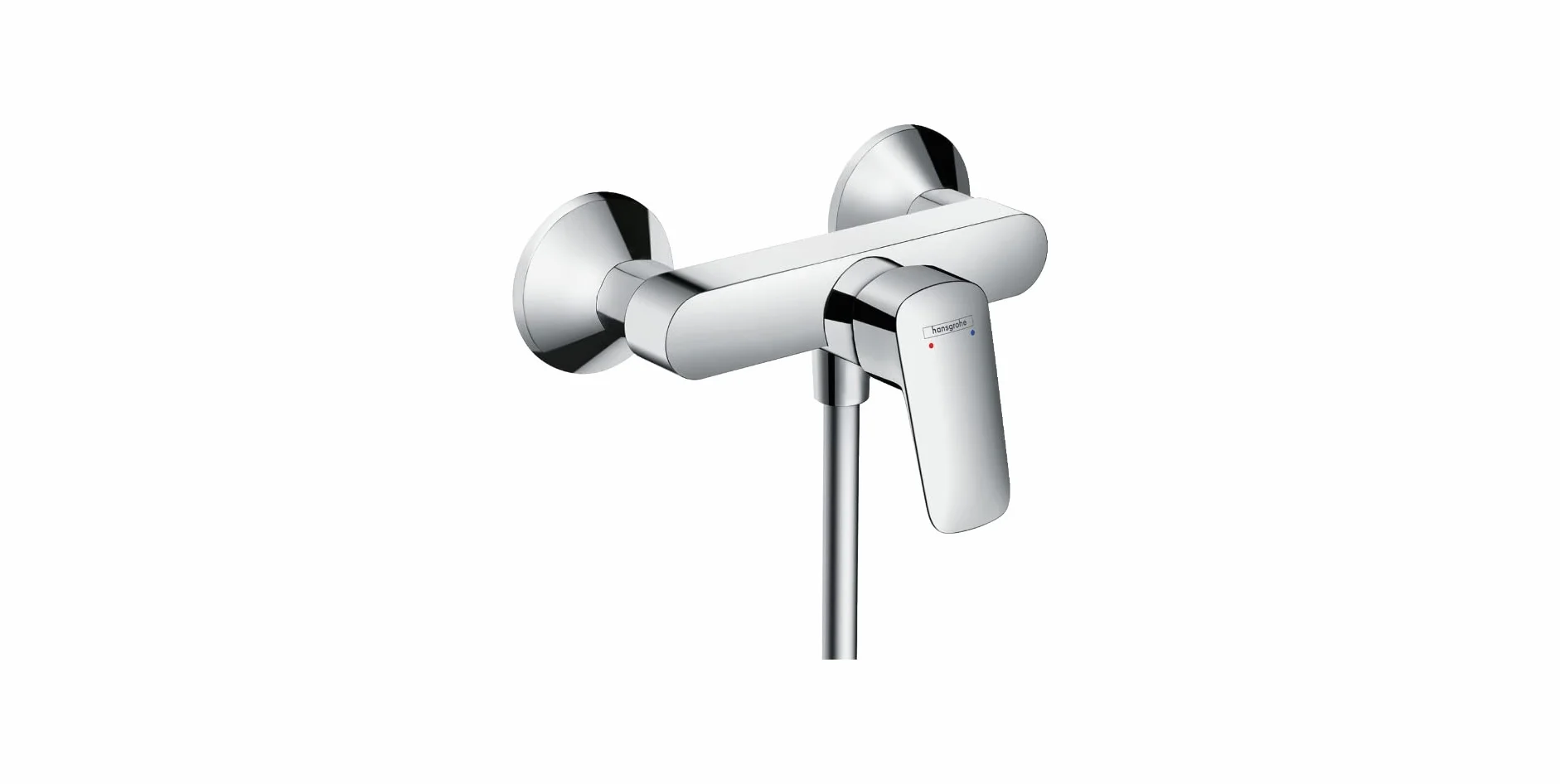 hansgrohe Logis - jednouchwytowa bateria prysznicowa natynkowy do 1 odbiornika, armatura łazienkowa, chrom, 71600000