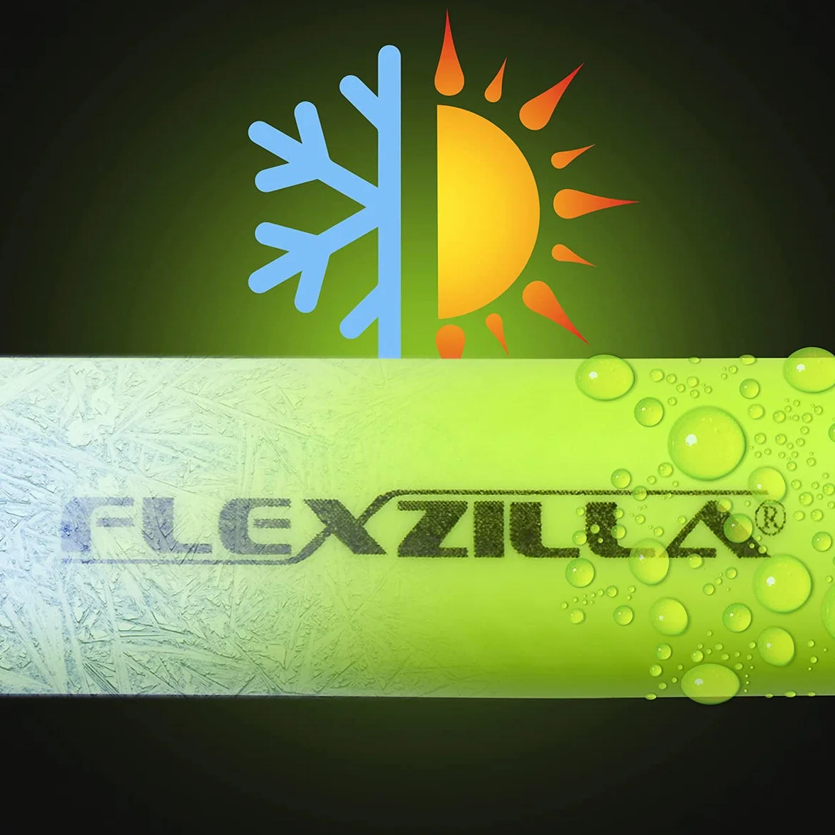 Flexzilla Pro wąż powietrza, luzem plastikowa szpula, 1/4 cala x 60 m, wytrzymały, lekki, hybrydowy, ZillaGreen - HFZ14250YW