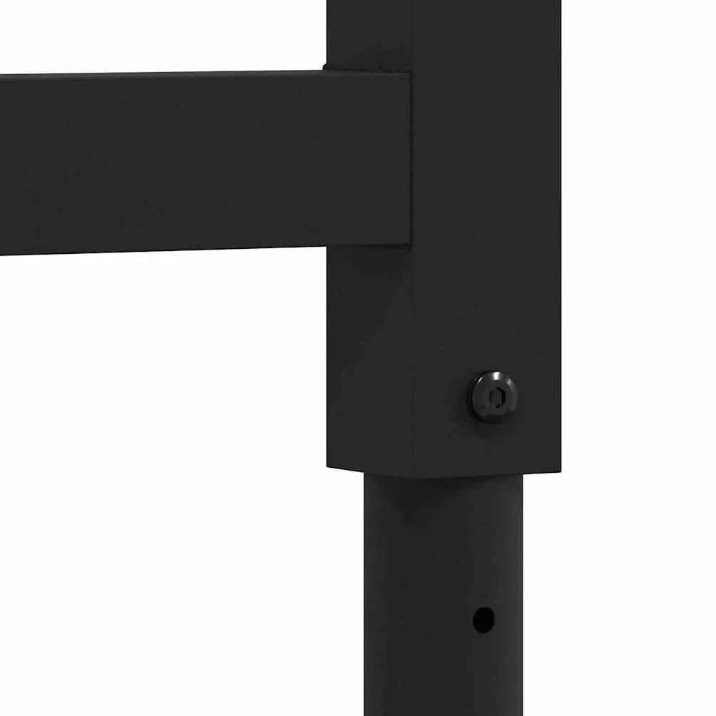 Regulowany stelaż stołu warsztatowego, 2 sztuki, metalowy, czarny, 55 x (69-95,5) cm, z regulacją wysokości, do warsztatu, garażu, dla majsterkowiczów, rzemieślników, budownictwa mebli