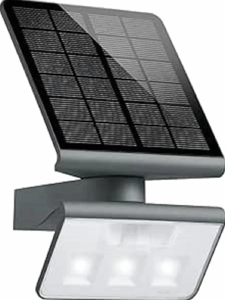 Steinel LED lampa solarna XSolar L-S ONE antracyt, kinkiet, czujnik ruchu, lampka nocna, solarna lampka ogrodowa, akumulator 2500 mAh