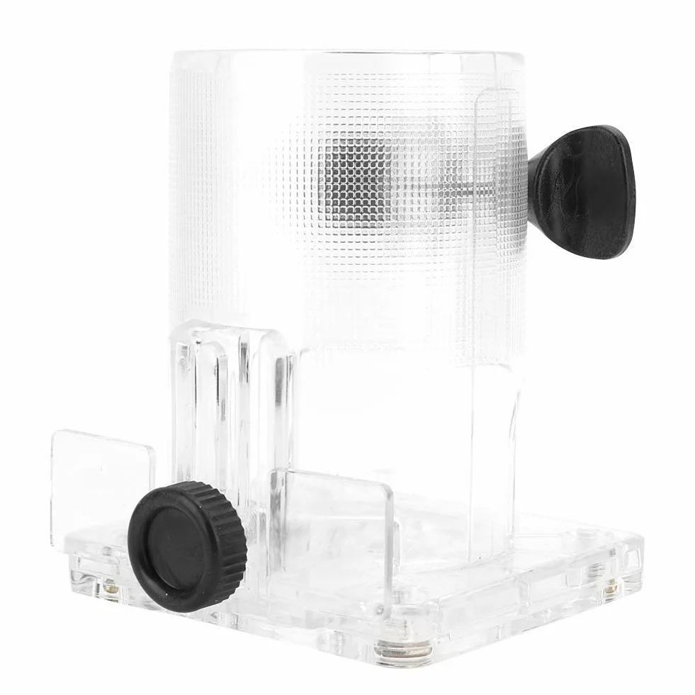 Plastikowa podstawa trymera Frezarka do drewna Router Elektronarzędzie Przezroczysta plastikowa podstawa (pogrubiony)