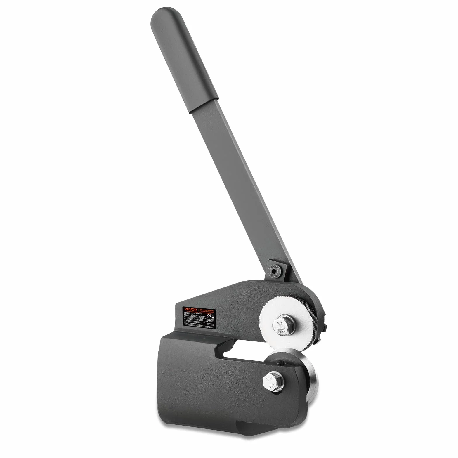 VEVOR Nożyce do blachy, nożyce do blachy rolkowej, ręczne nożyce dźwigniowe o pojemności 1,5 mm, solidna konstrukcja, typ montażu, do cięcia stali, miedzi, stali zbrojeniowej i aluminium
