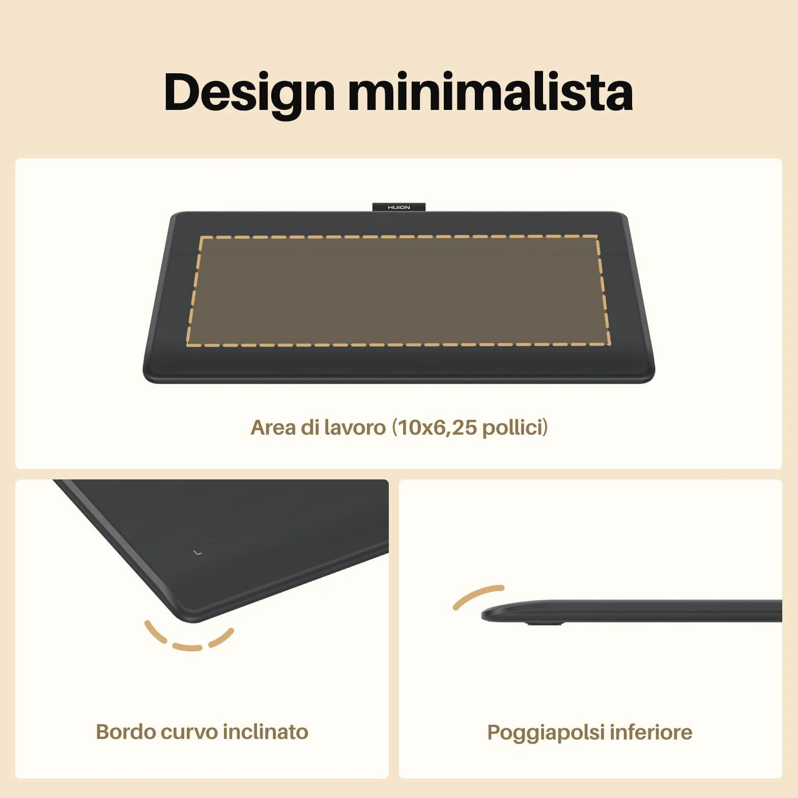 HUION Inspiroy Frego M Tablet graficzny Bluetooth PenTech 3.0+ do rysowania 10 x 6,25 cala Czarny