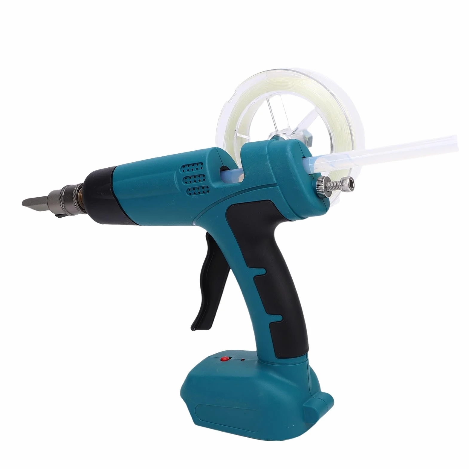 Pistolet do Klejenia Kabli światłowodowych FTTR Bezprzewodowy Pistolet do Klejenia Kabli światłowodowych ABS 428F Szybkie Podgrzewanie Kleje w Sztyfcie 11 Mm dla Instalatorów Okablowania