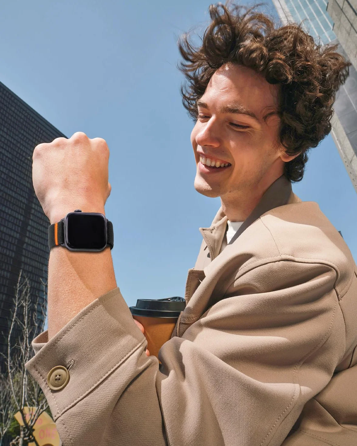 SimpleThings Elastyczny nylonowy pasek sportowy do Apple Watch 38-46 mm kompatybilny z iWatch SE 1-10
