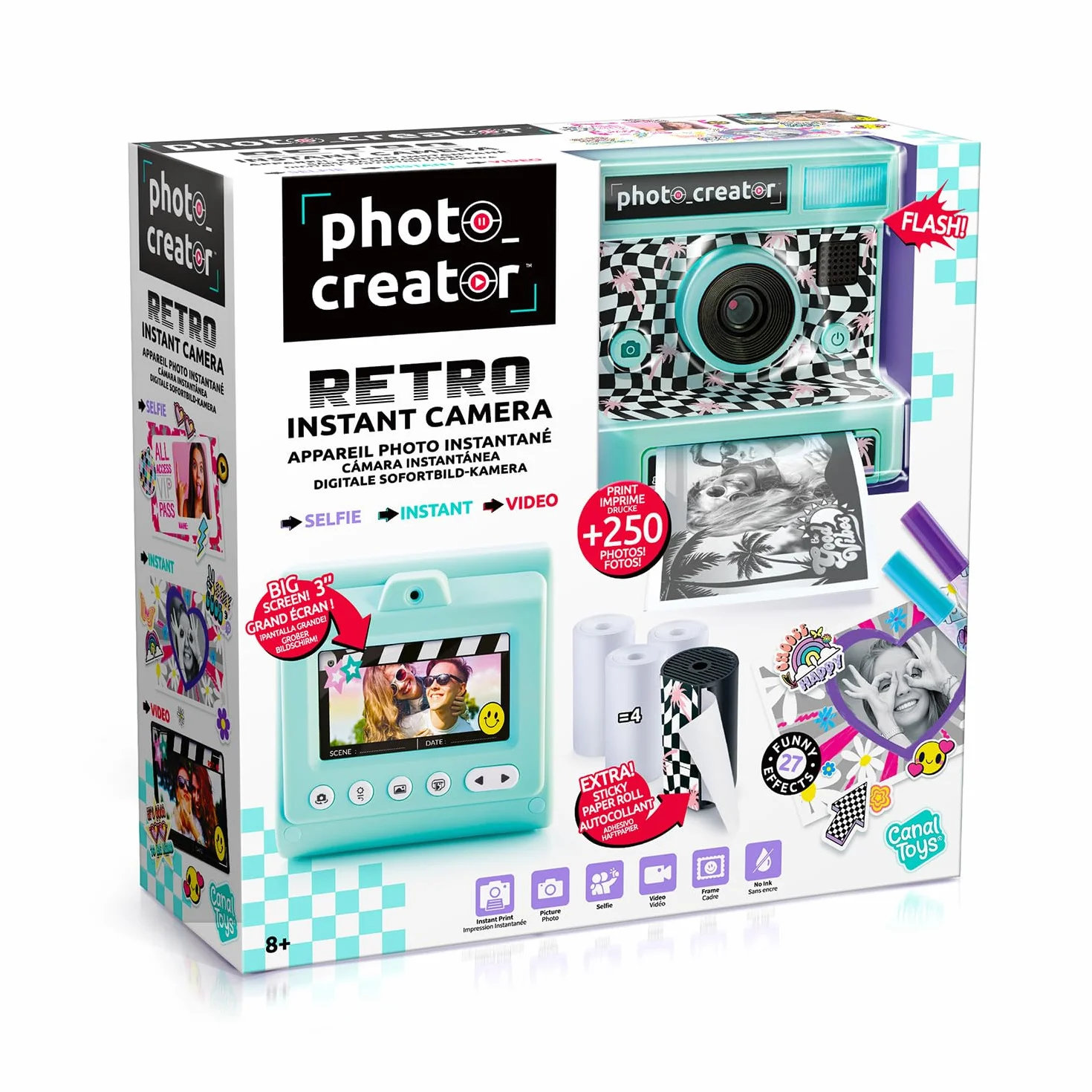 CANAL TOYS APPAREIL Photo INSTANT Retro