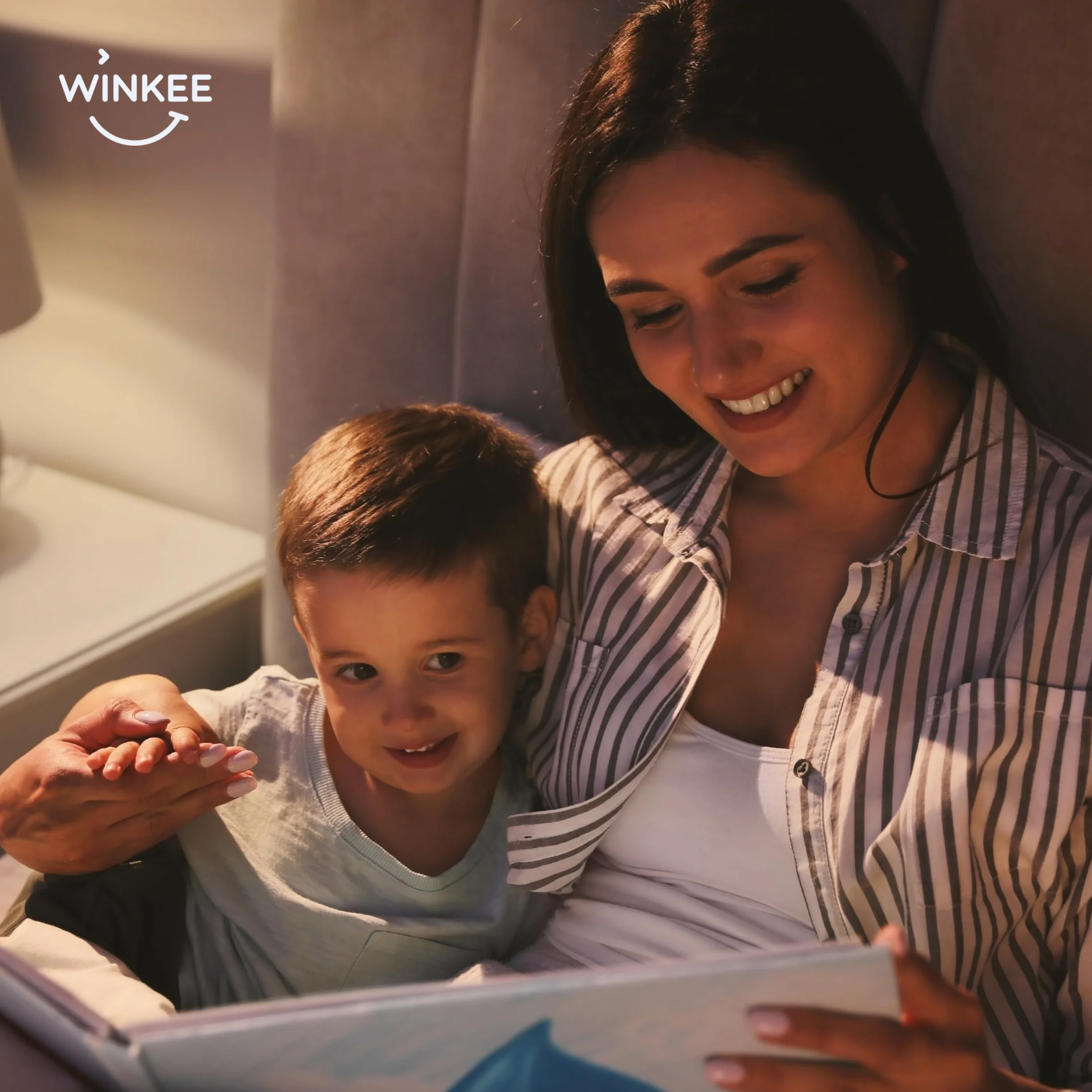 Winkee - Latarnia jednorożca I urocza mała latarka LED I ładowalna I ok. 12 godzin pracy baterii I z baterią