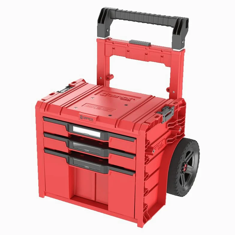 Qbrick System Pro Cart 2.0 Plus 3 szuflady HD Red