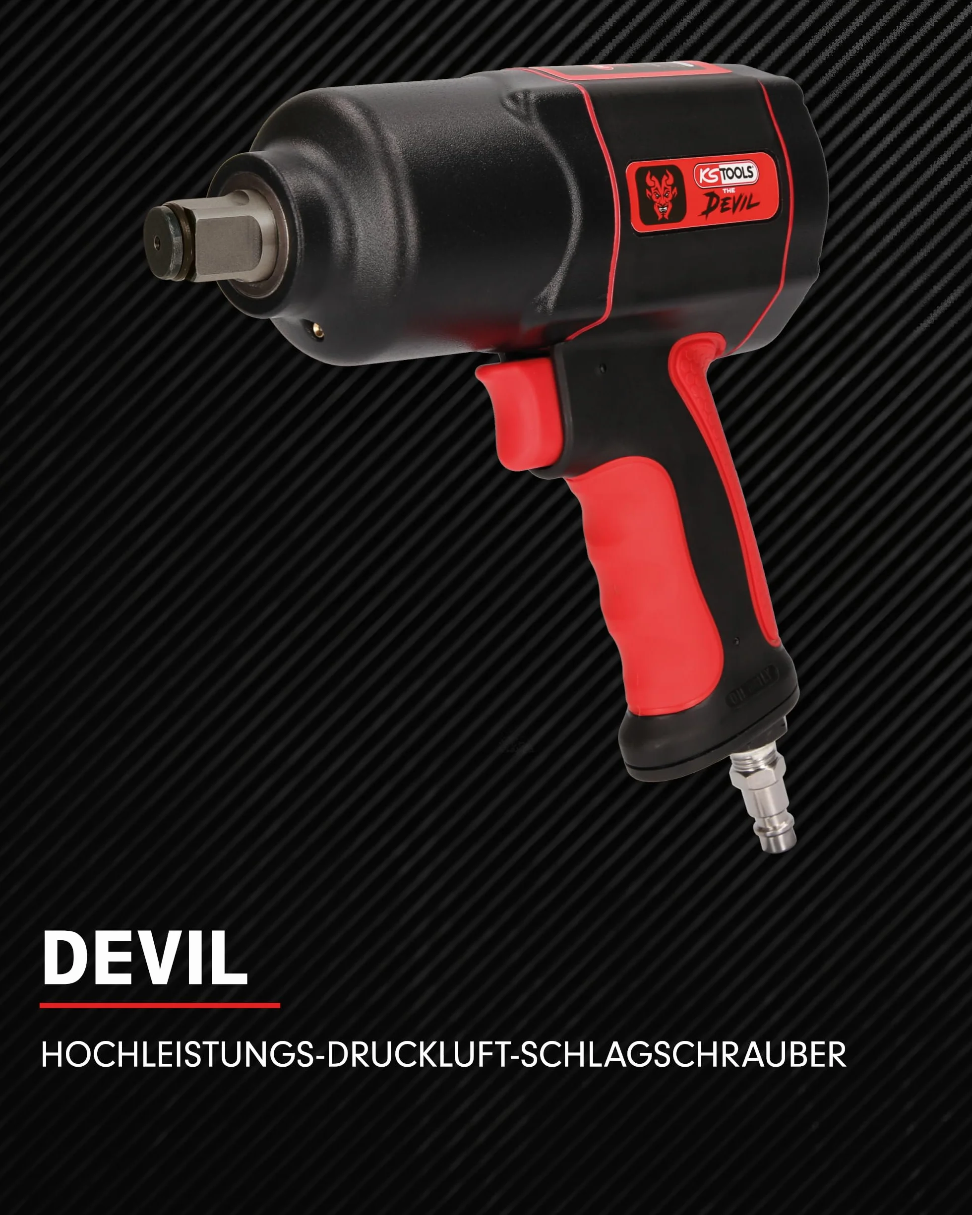 KS Tools 515.3400 3/4” THE DEVIL wysokowydajny pneumatyczny klucz udarowy 2000Nm