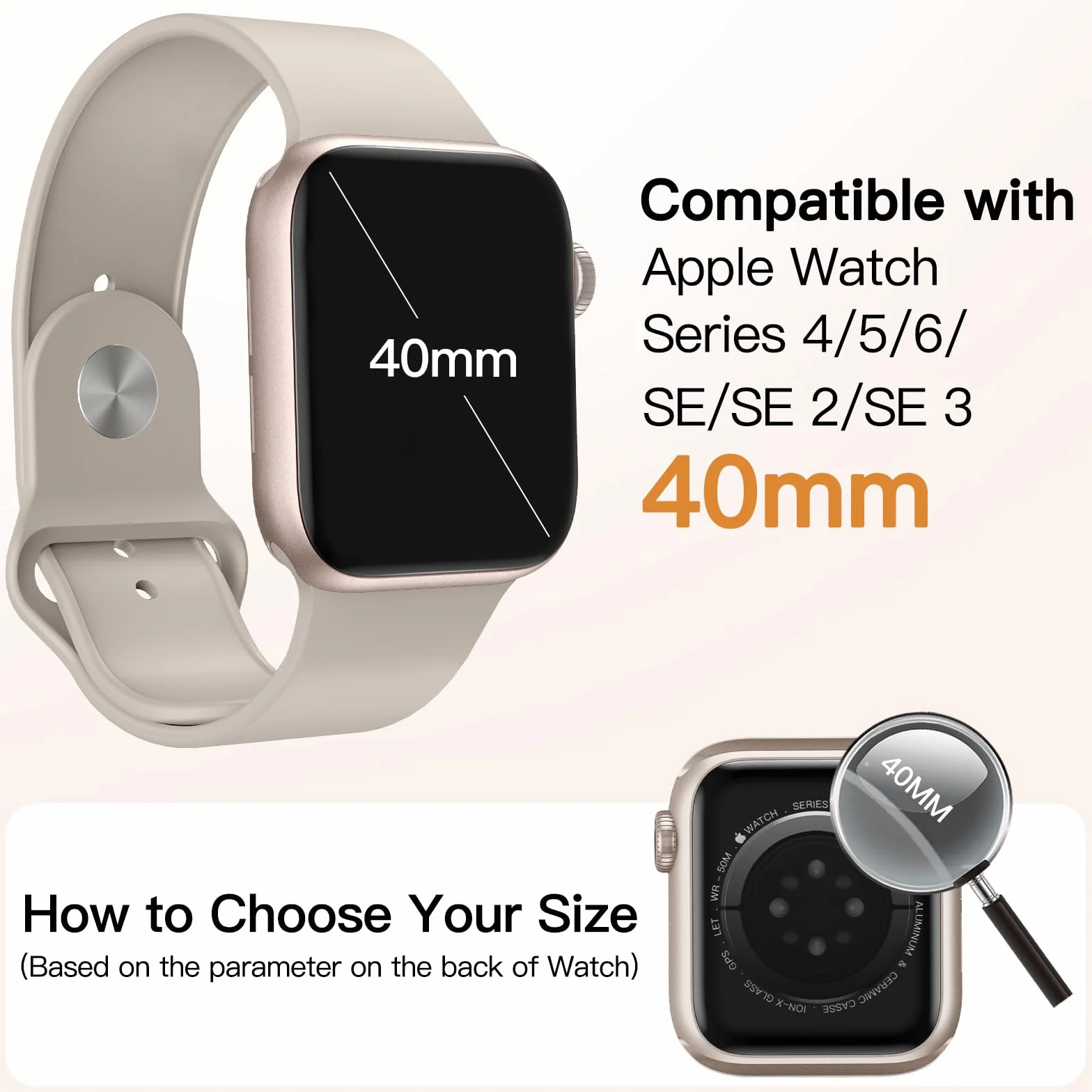JETech Wodoodporna Etui z Szkłem Hartowanym dla Apple Watch SE 3/2/1 / Series 6 5 4 40mm, 2 Sztuki