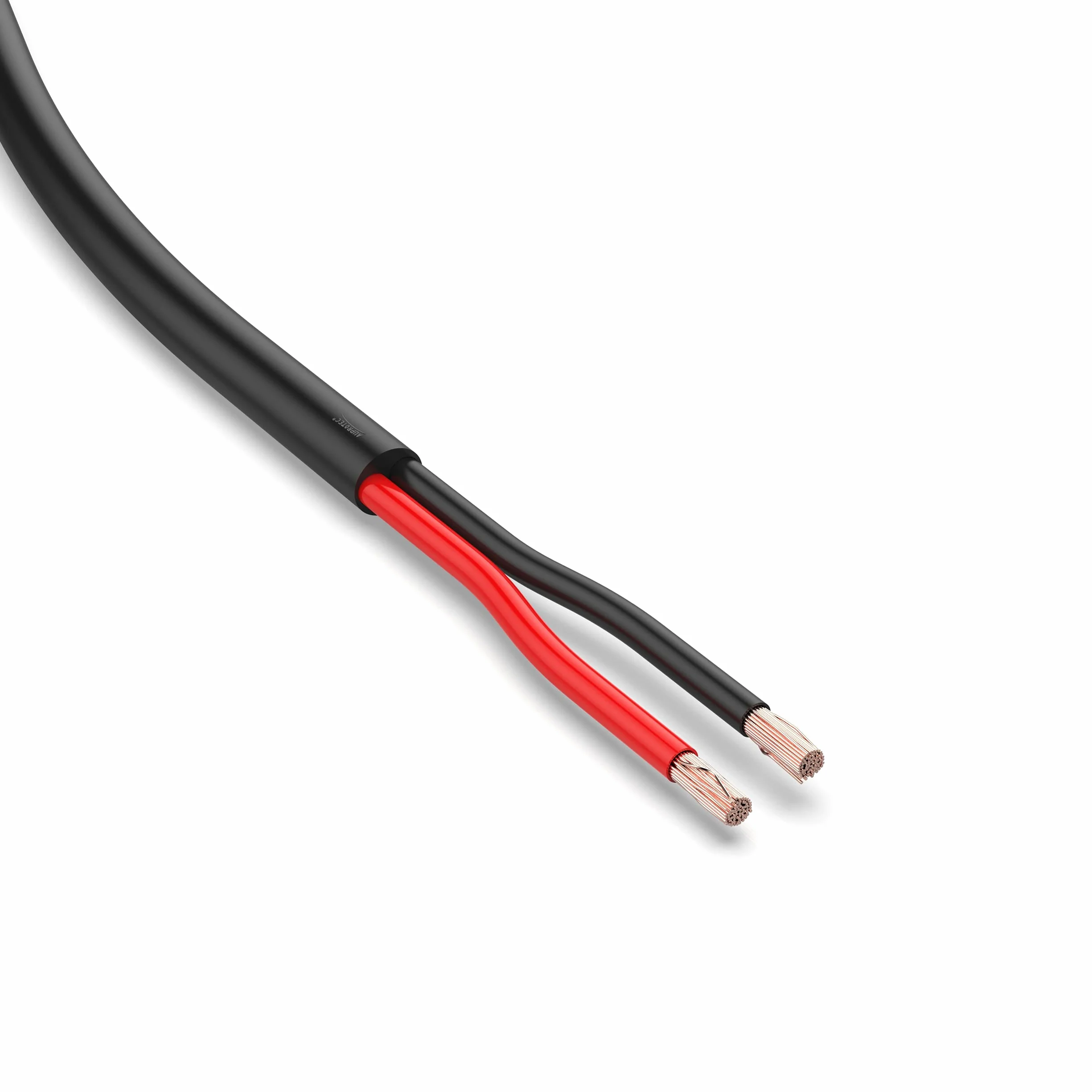 Przewód samochodowy FLRYY 5m 2x0,75mm² okrągły czarny/czerwony 2-żyłowy