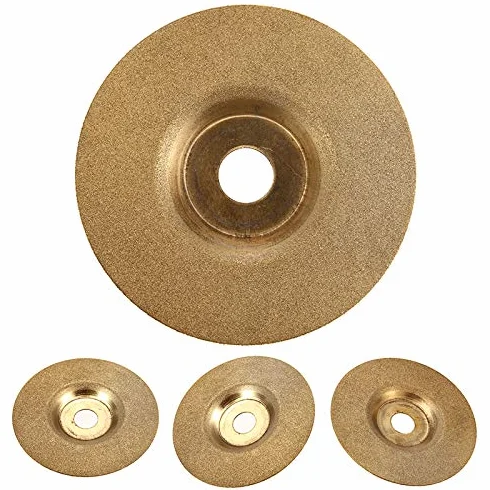 Betonowa tarcza szlifierska diamentowa, Diamentowa tarcza szlifierska 4-calowa do szlifierek kątowych, metalowa, trawiasta, 100x16 mm