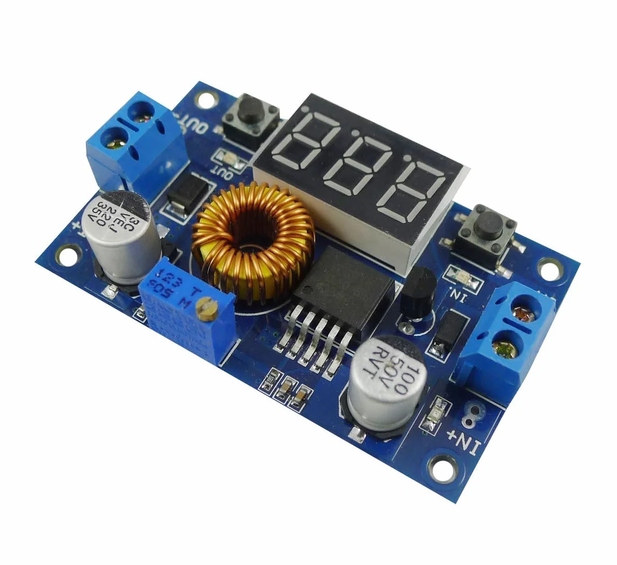 DollaTek Mały konwerter napięcia prądu stałego regulator 4-38V do 1,25-36V 5V/12V stabilizator napięcia wyjściowego