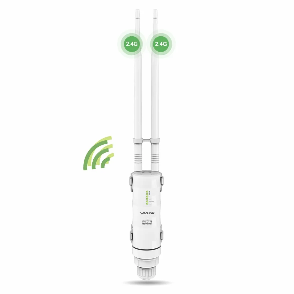 Wavlink N300 Wzmacniacz WiFi 2,4G Outdoor PoE Zewnętrzny