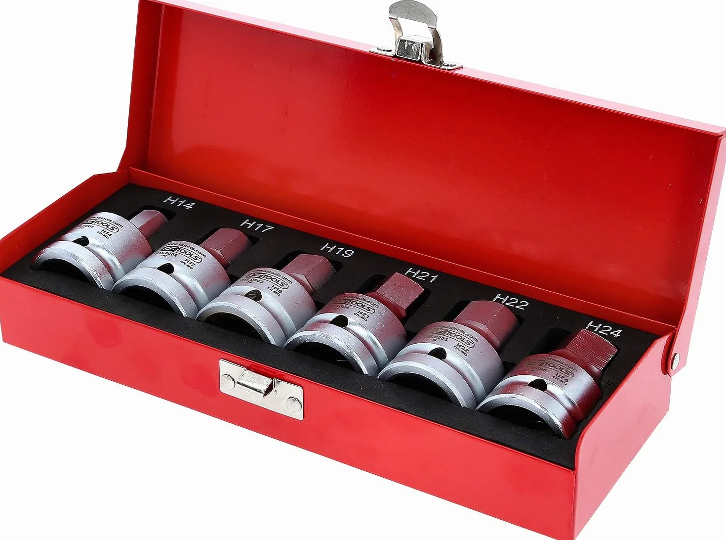 KS Tools 515.0000 3/4"Zestaw silowych gniazd bitów 6-szt, 14-24mm