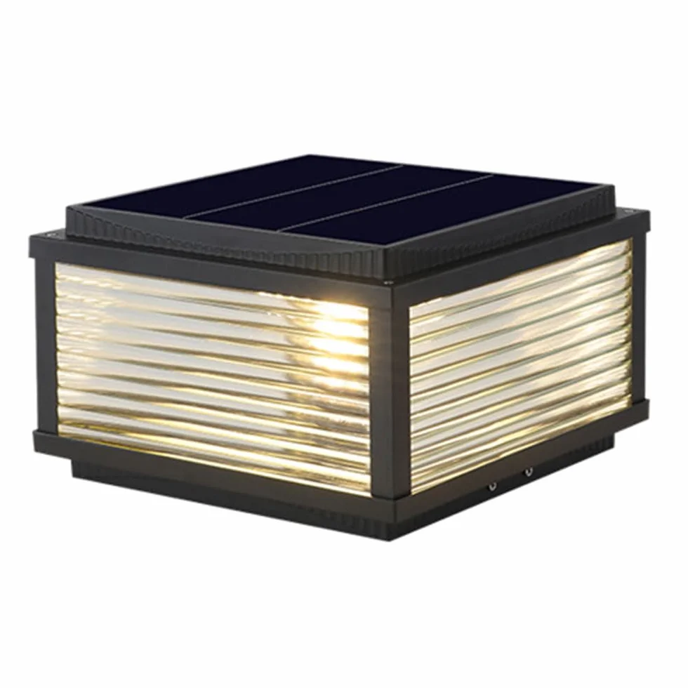 Nowoczesne oświetlenie słupków ogrodowych, lampy solarne do słupków, światła LED do słupków drzwiowych, lampy postowe do latarni vintage, światła słupków, oświetlenie krajobrazu, słup latarni