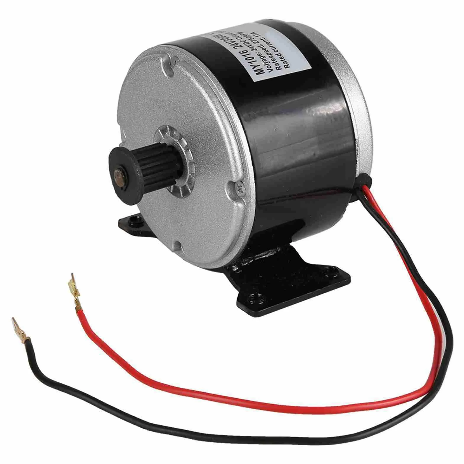 Dilwe MY1016 300W Szczotkowany Silnik Aluminiowy do Skutera Elektrycznego, Stabilna wydajność Podczas Modyfikacji Pojazdu, Odpowiedni do Małej Hulajnogi Elektrycznej, 1 Opakowanie