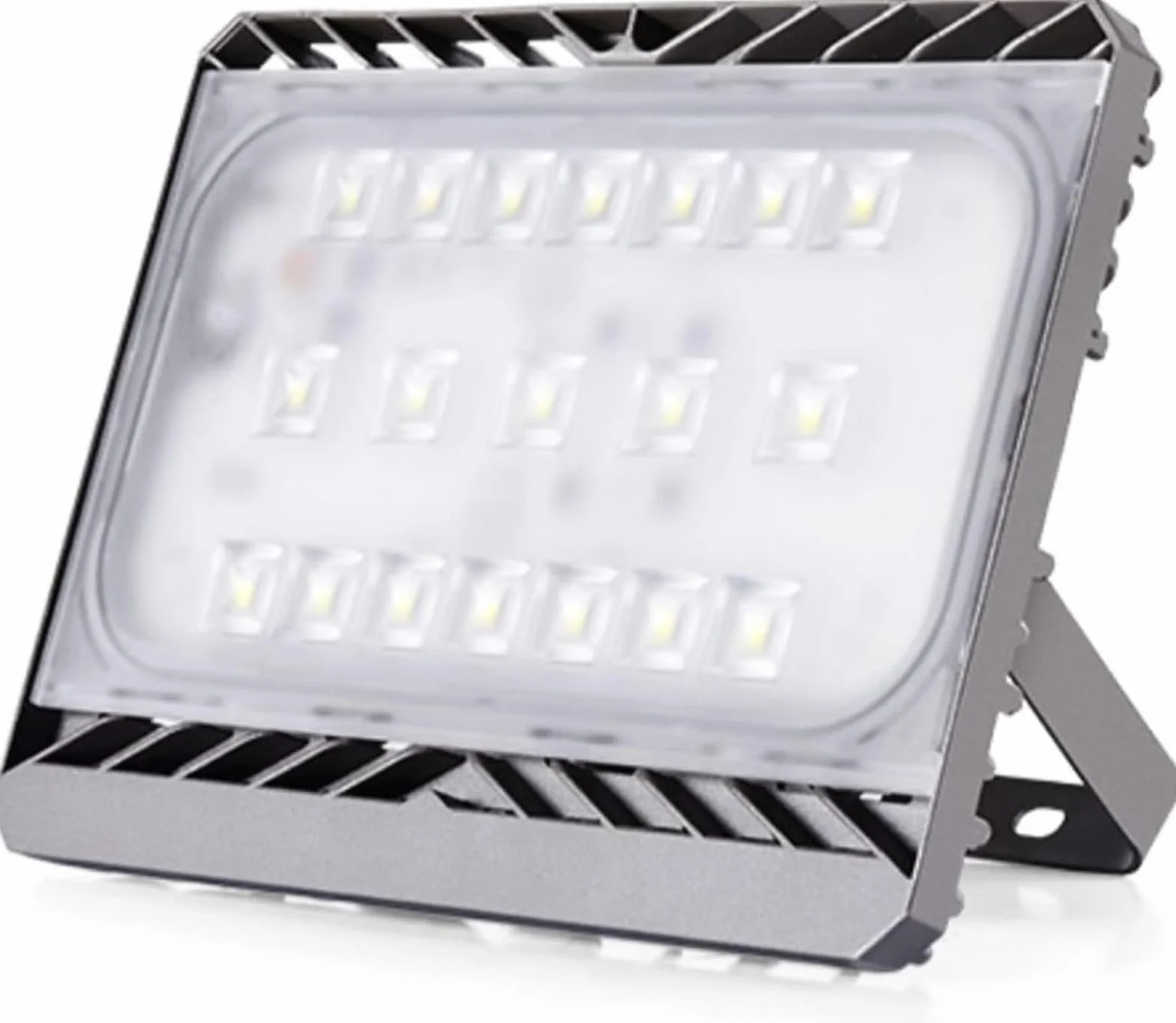 lampy solarne do użytku na zewnątrz, Światła bezpieczeństwa LED Regulowane światło punktowe 180°, zewnętrzne robocze na patio, podwórko, dach(30W)