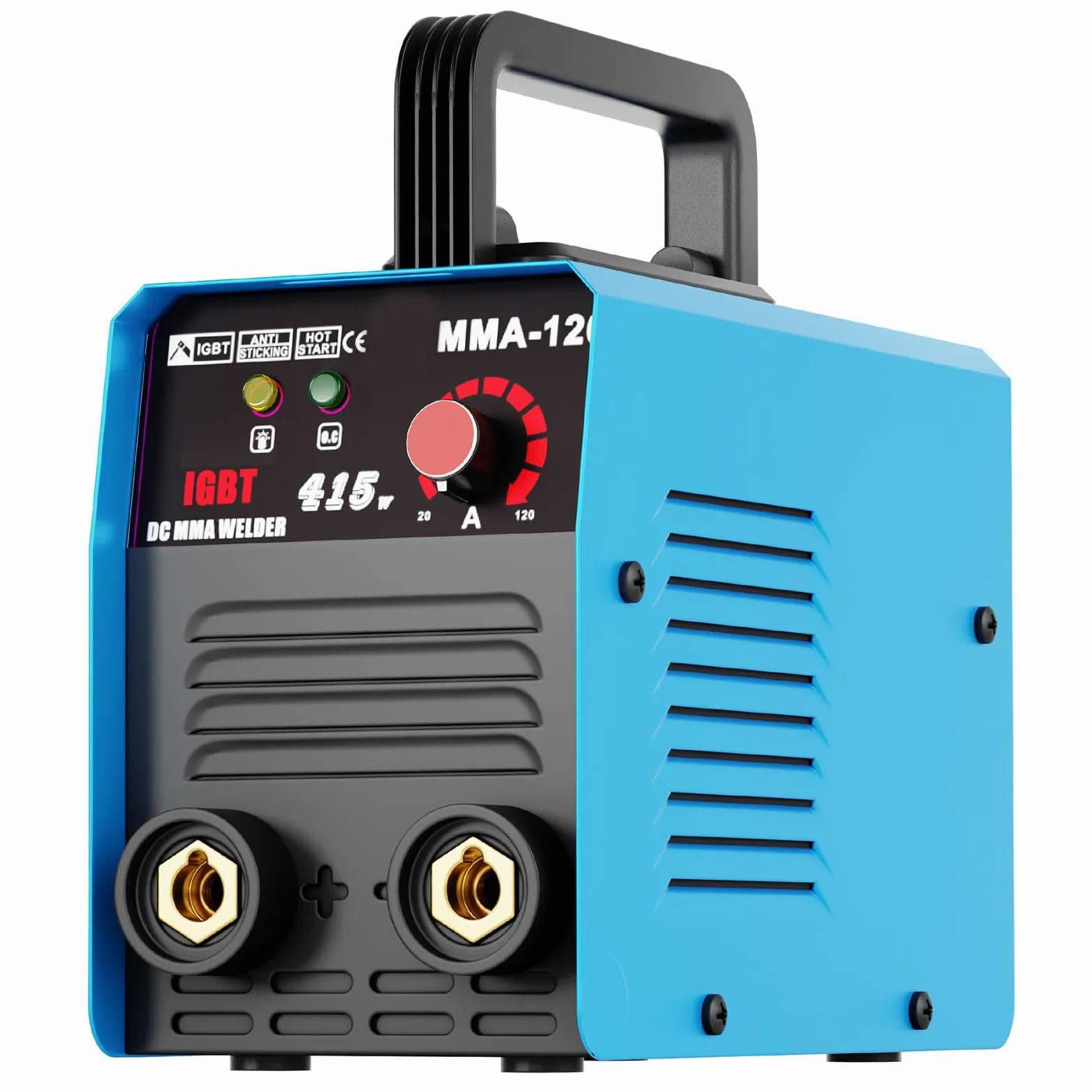 Spawarka Inwertorowa Spawarka MMA 220V 105A IGBT Mini Spawarka Łukowa z Obsługą Elektrod 3.2mm do Stali i Żelaza Naprawa w Garażu Spawarka Rączka Mała Spawarka 220VBlue