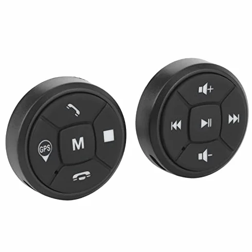 Bezprzewodowy Przycisk Multimedialny Bluetooth do Radia Samochodowego GPS Zdalne Sterowanie na Kierownicy Niebieskie Światło
