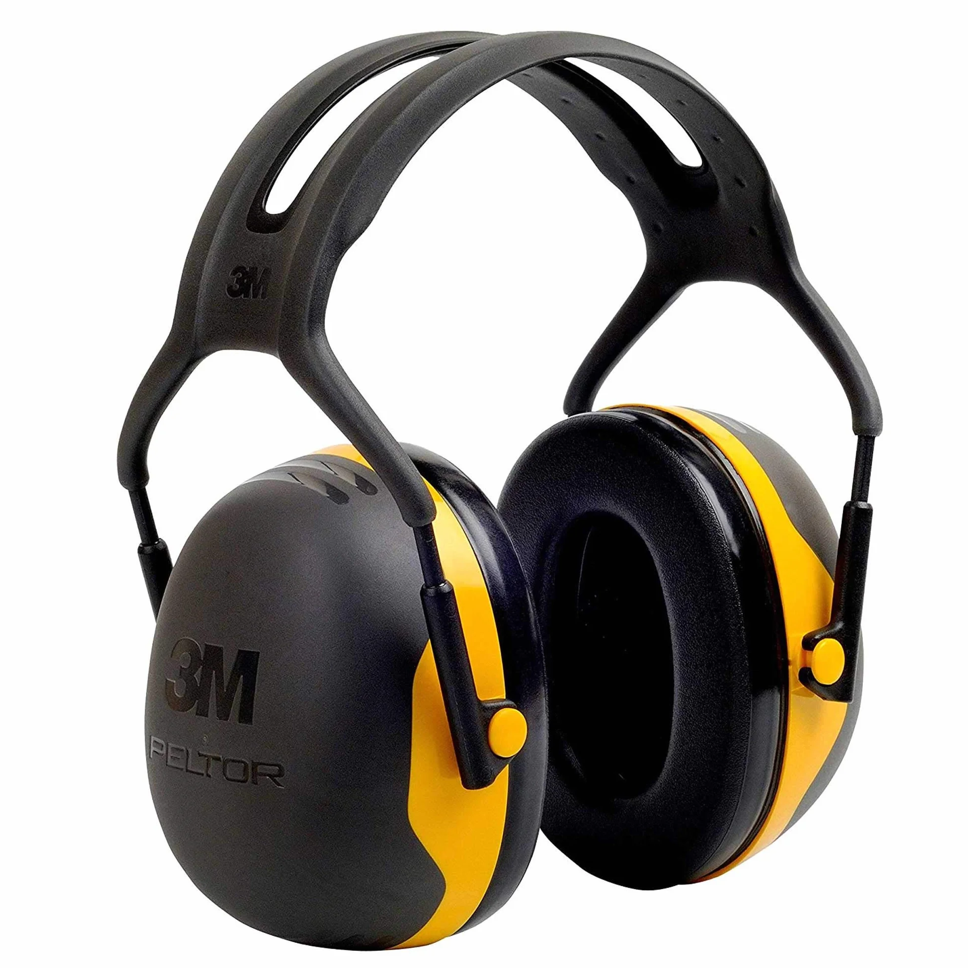 3M Peltor X2AC1 nauszniki ochronne na hałas, od 94 do 105 dB, bezstopniowa regulacja pałąka, czarny/żółty