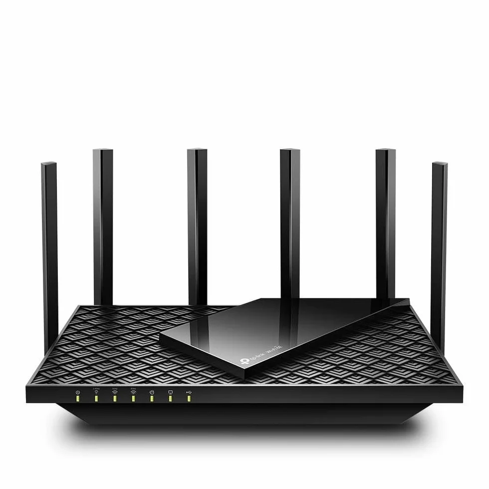 TP‑Link Archer AXE75 Router Tri‑Band Wi‑Fi 6E AXE5400 6 GHz 2.5 Gb/s WAN Czarny