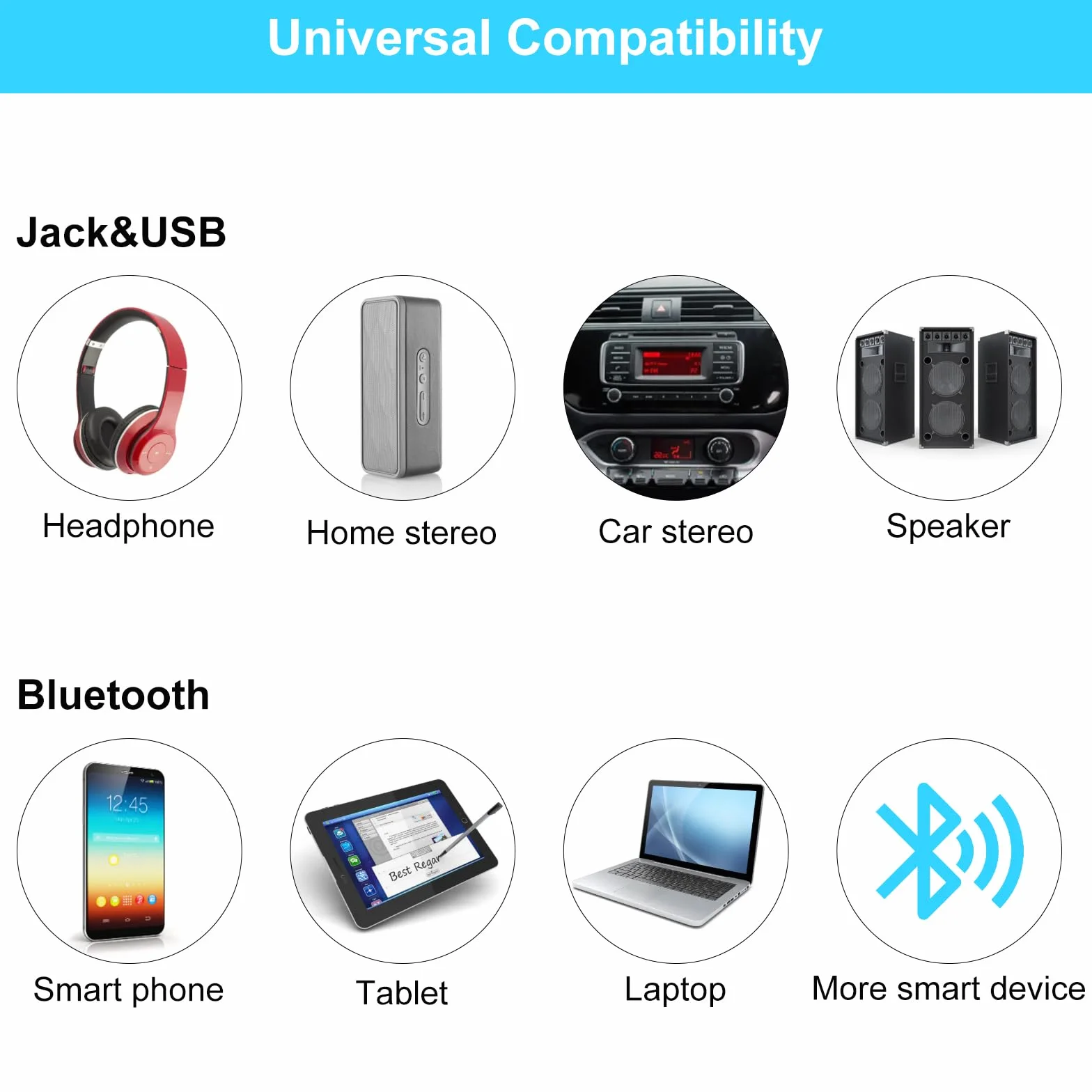 Odbiornik USB Bluetooth 5.1 z wbudowanym mikrofonem do telewizora i komputera