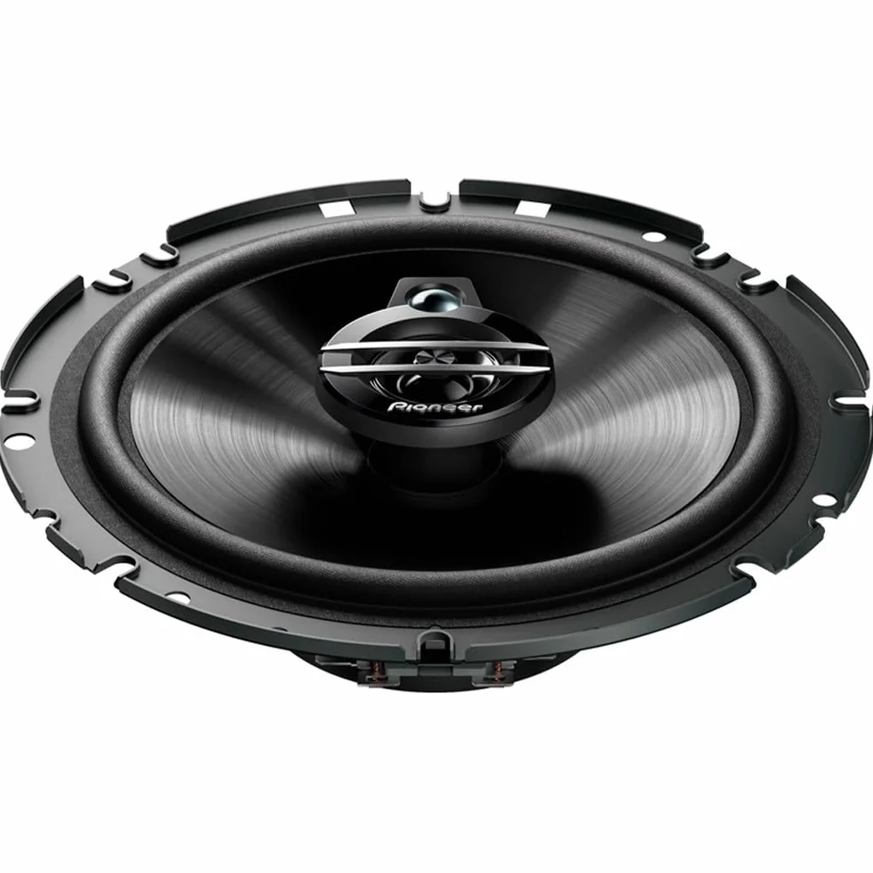 Pioneer TS-G1730F 3-drożny głośnik współosiowy do samochodów (300 W), 17 cm, mocny dźwięk, IMPP-Membr czarny