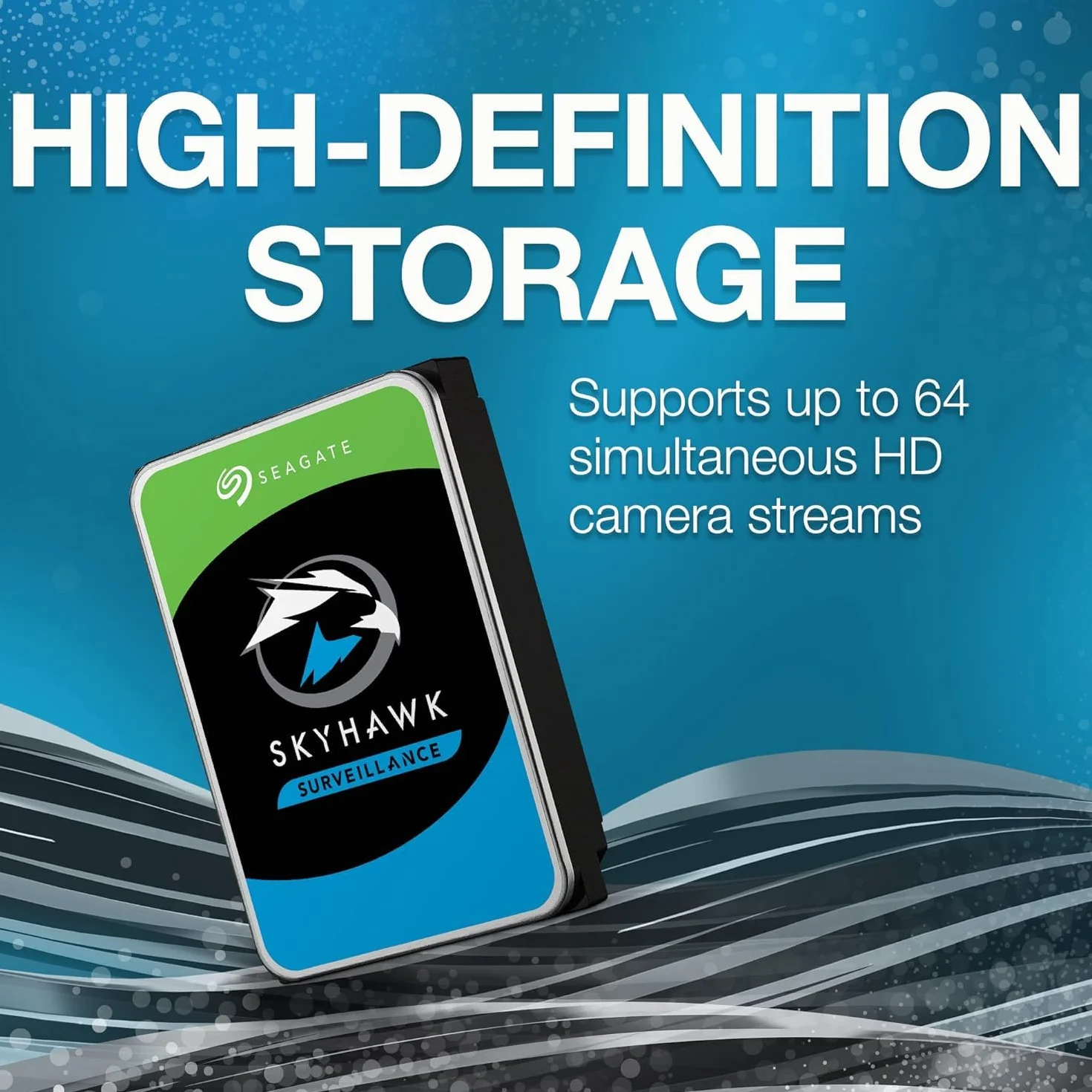 HDD Seagate SkyHawk ST4000VX016 4TB Sata III 256MB (D)
