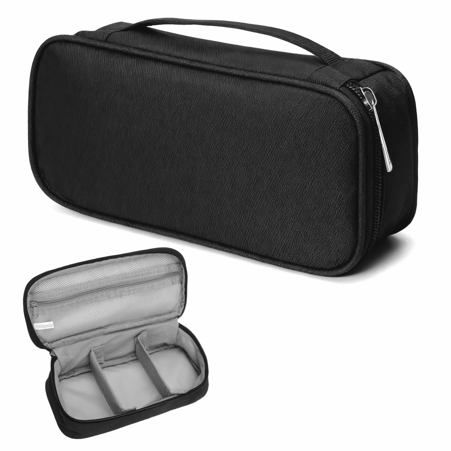 Wodoszczelny organizer na kable 600D Oxford Tech Pouch z karabińczykiem czarny