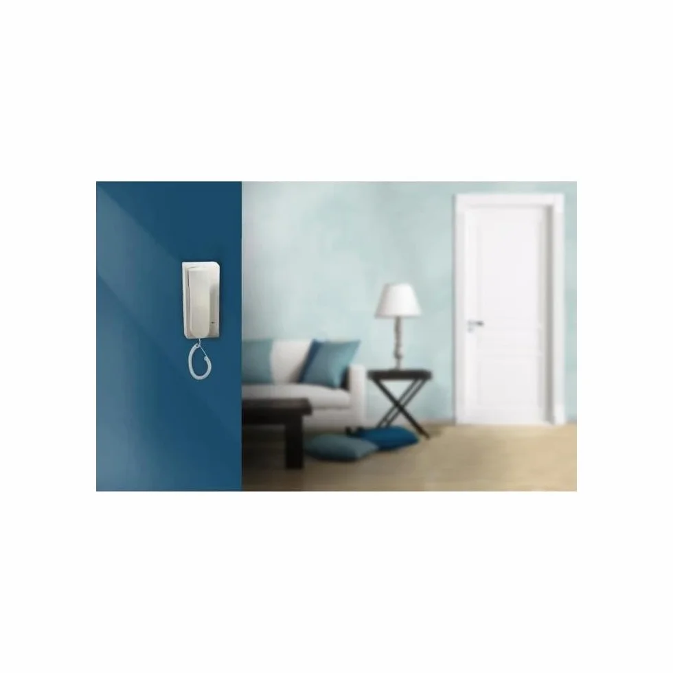 SCS SEN4137398 Metallic Door Phone Kit Mounted in Brackets 2 Wires Included