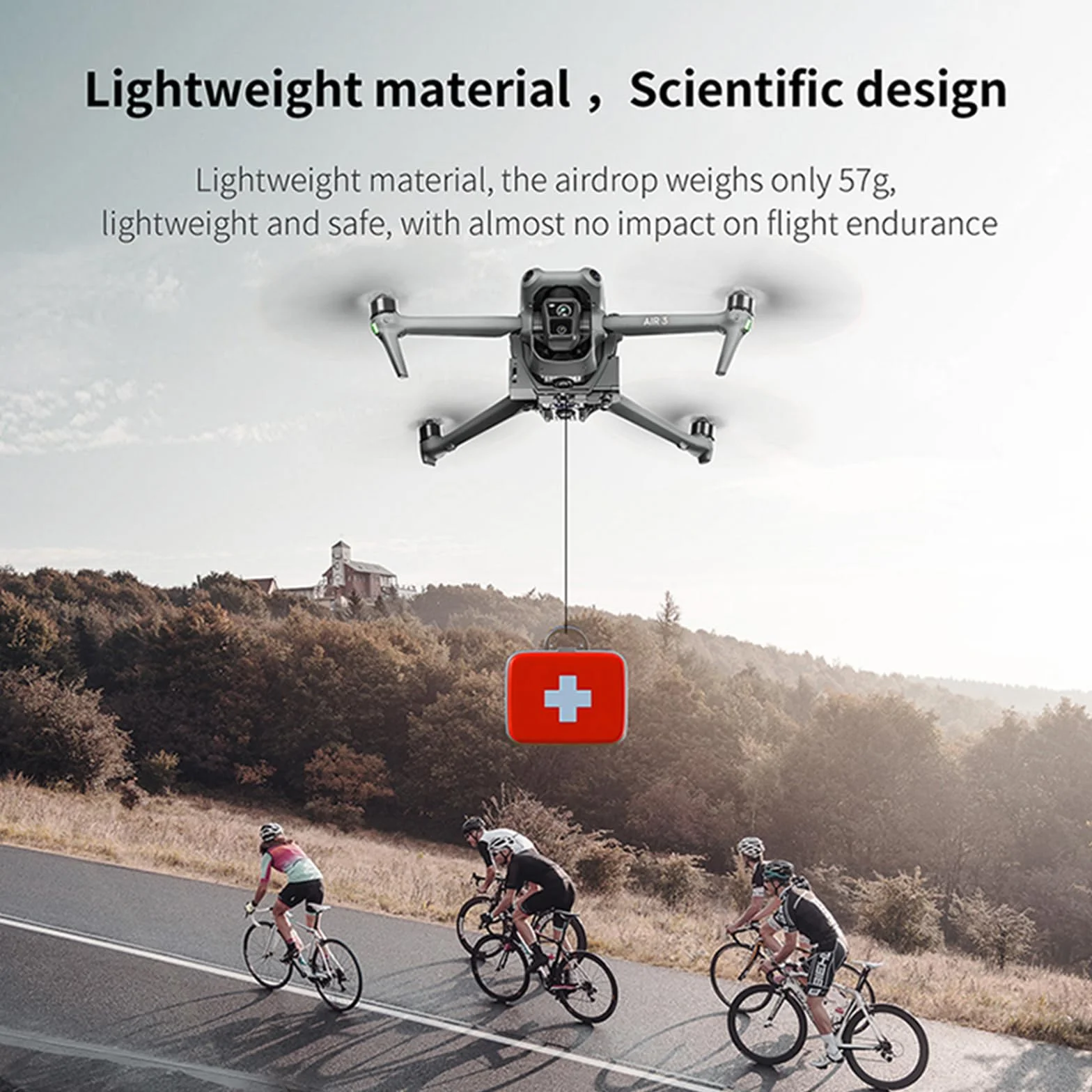System zrzutu drona 1/4 do DJI Air 3